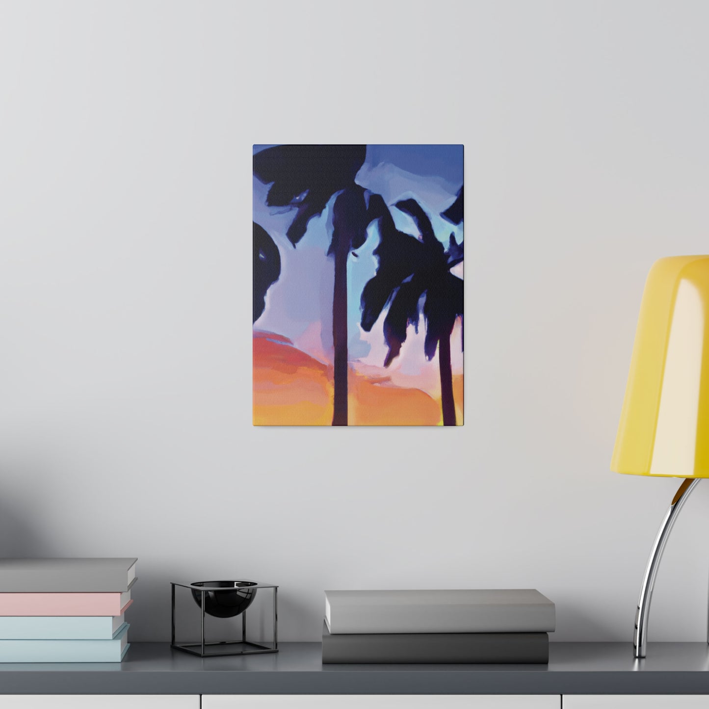 8208A - Miami Beach Sunset Painting Print | Miami | Beach | Sunset | Poster | Home Decor | Wall Art | Canvas