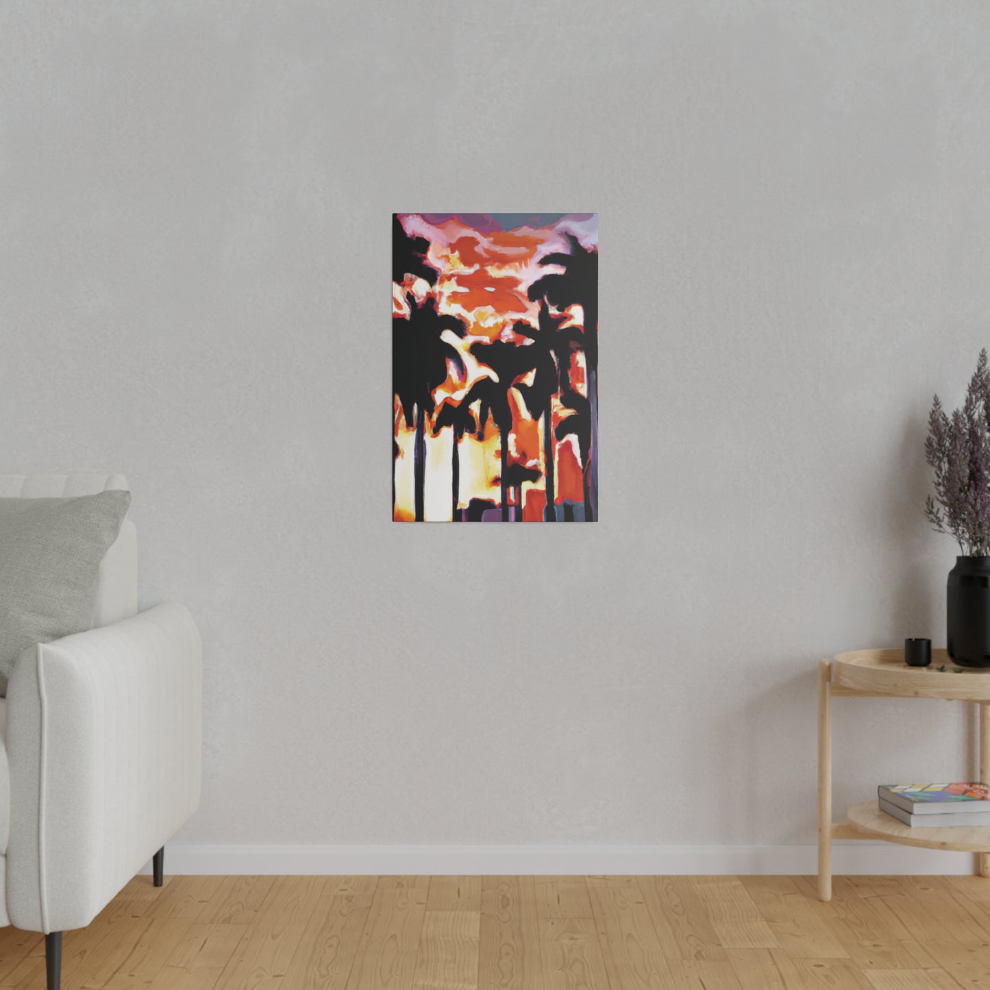 9274N - Miami Beach Sunset Painting Print | Miami | Beach | Sunset | Poster | Home Decor | Wall Art | Canvas