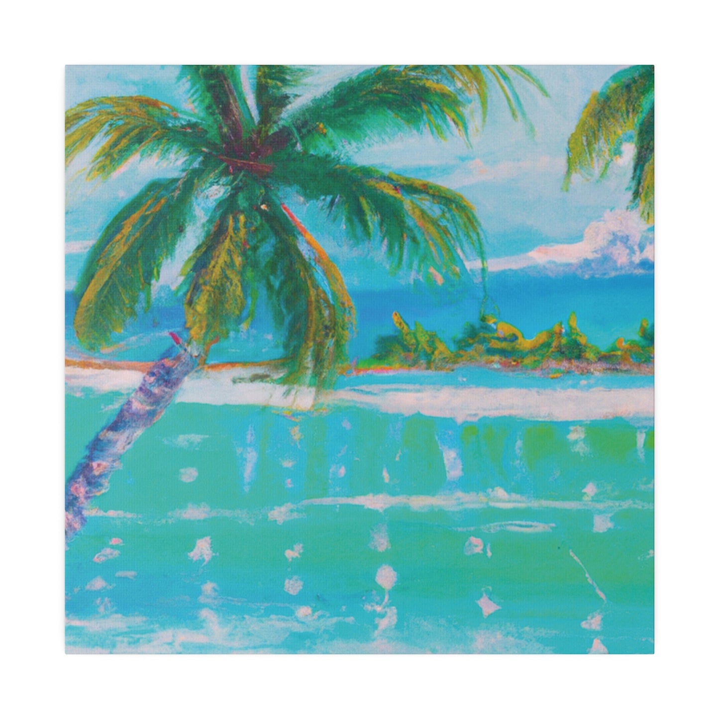 9452K - Bahamas Ocean Painting Print | Bahamas | Ocean | Beach | Poster | Home Decor | Wall Art | Canvas