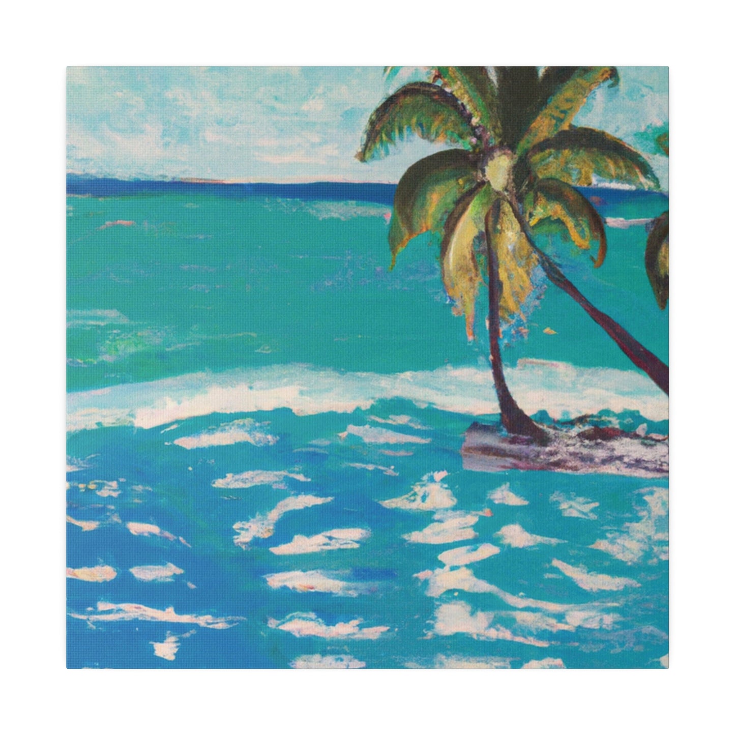 4081V - Bahamas Ocean Painting Print | Bahamas | Ocean | Beach | Poster | Home Decor | Wall Art | Canvas