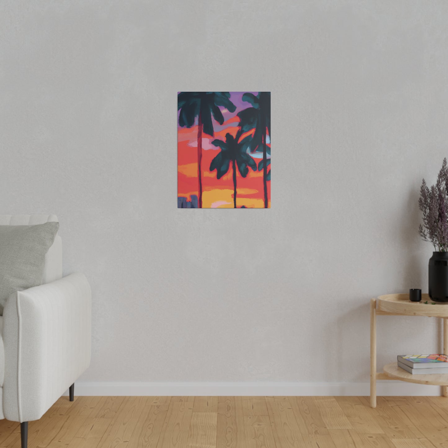 8175T - Miami Beach Sunset Painting Print | Miami | Beach | Sunset | Poster | Home Decor | Wall Art | Canvas