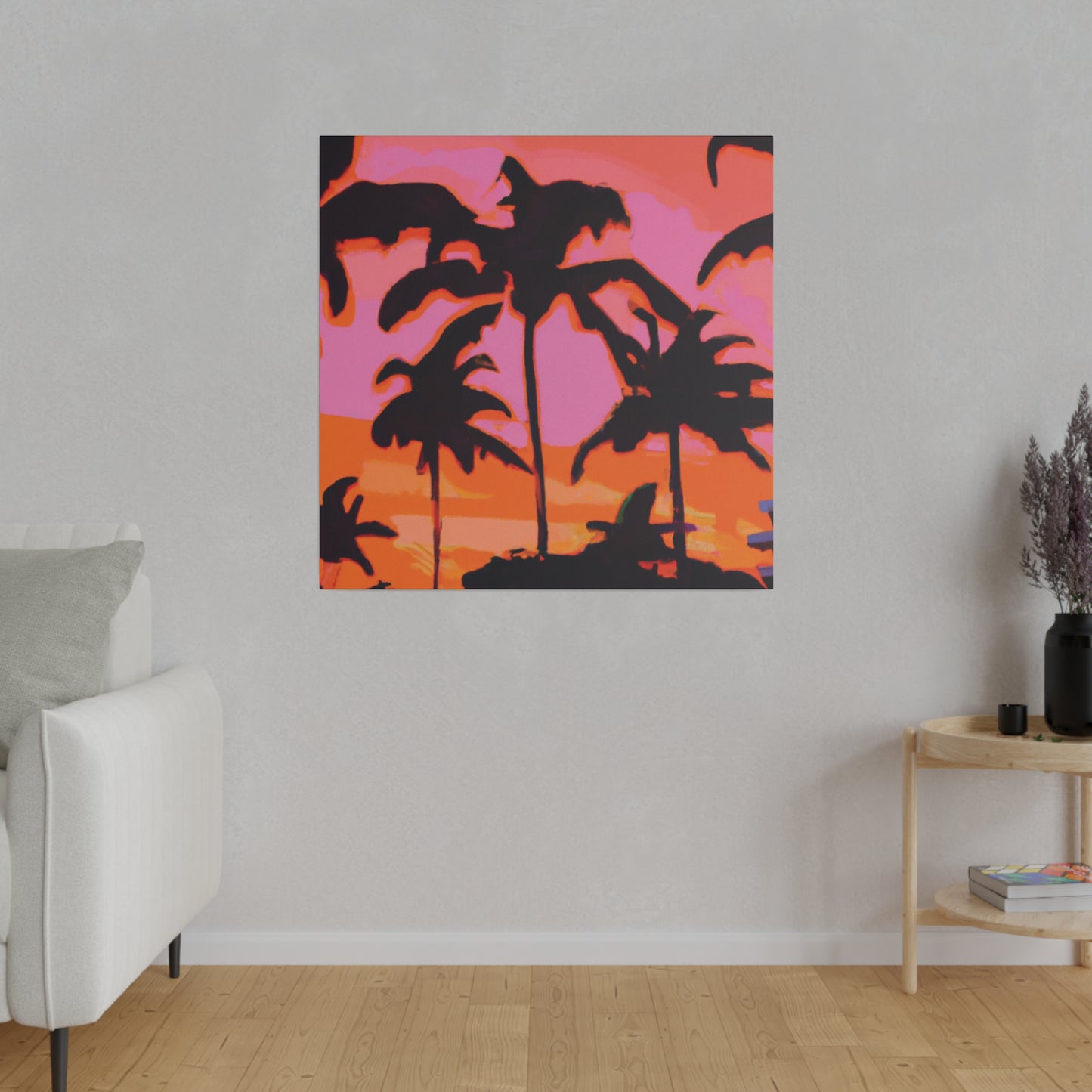 6226X - Miami Beach Sunset Painting Print | Miami | Beach | Sunset | Poster | Home Decor | Wall Art | Canvas