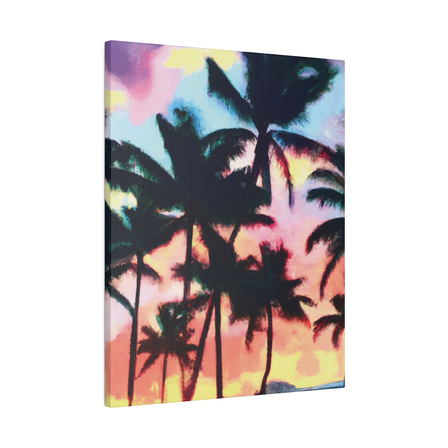 5231V - Miami Beach Sunset Painting Print | Miami | Beach | Sunset | Poster | Home Decor | Wall Art | Canvas