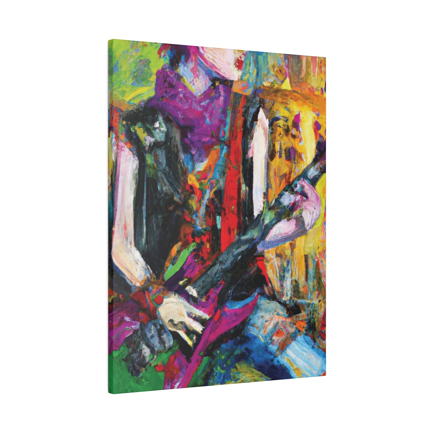 3088A - Rockstar Oil Painting Style Print | Poster | Home Decor | Wall Art | Music Art | Canvas