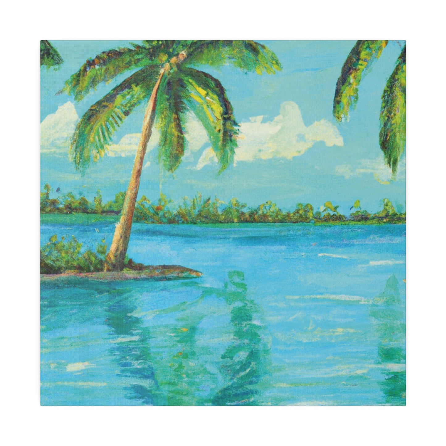 8276T - Bahamas Ocean Painting Print | Bahamas | Ocean | Beach | Poster | Home Decor | Wall Art | Canvas