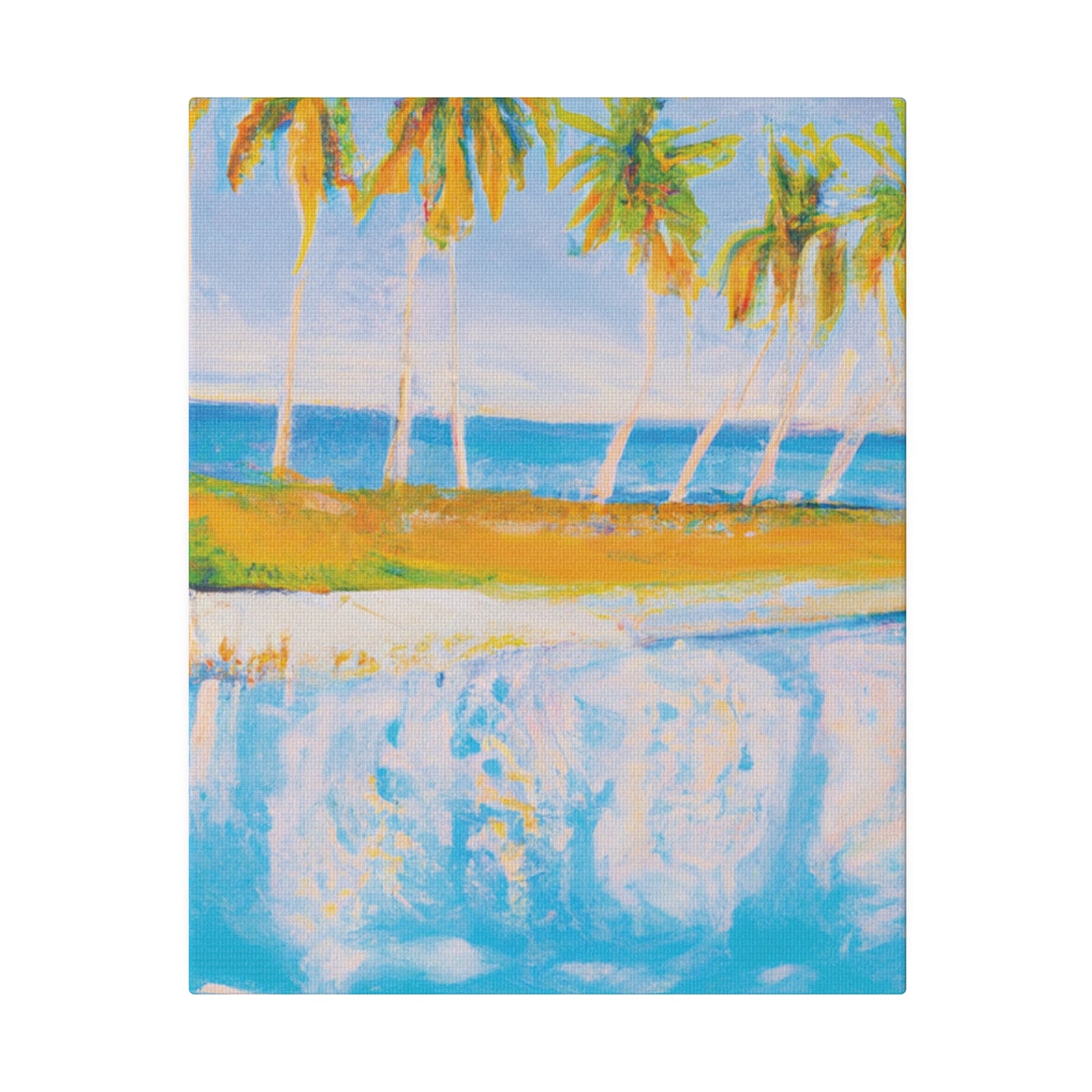 4904O - Bahamas Ocean Painting Print | Bahamas | Ocean | Beach | Poster | Home Decor | Wall Art | Canvas