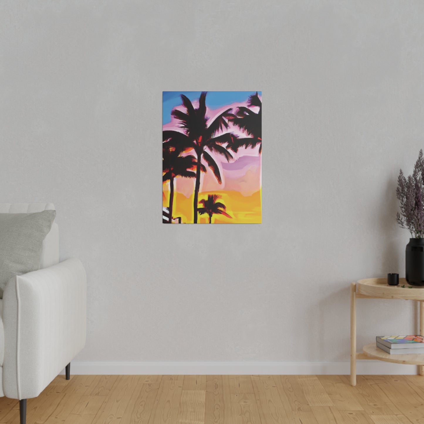 742X - Miami Beach Sunset Painting Print | Miami | Beach | Sunset | Poster | Home Decor | Wall Art | Canvas