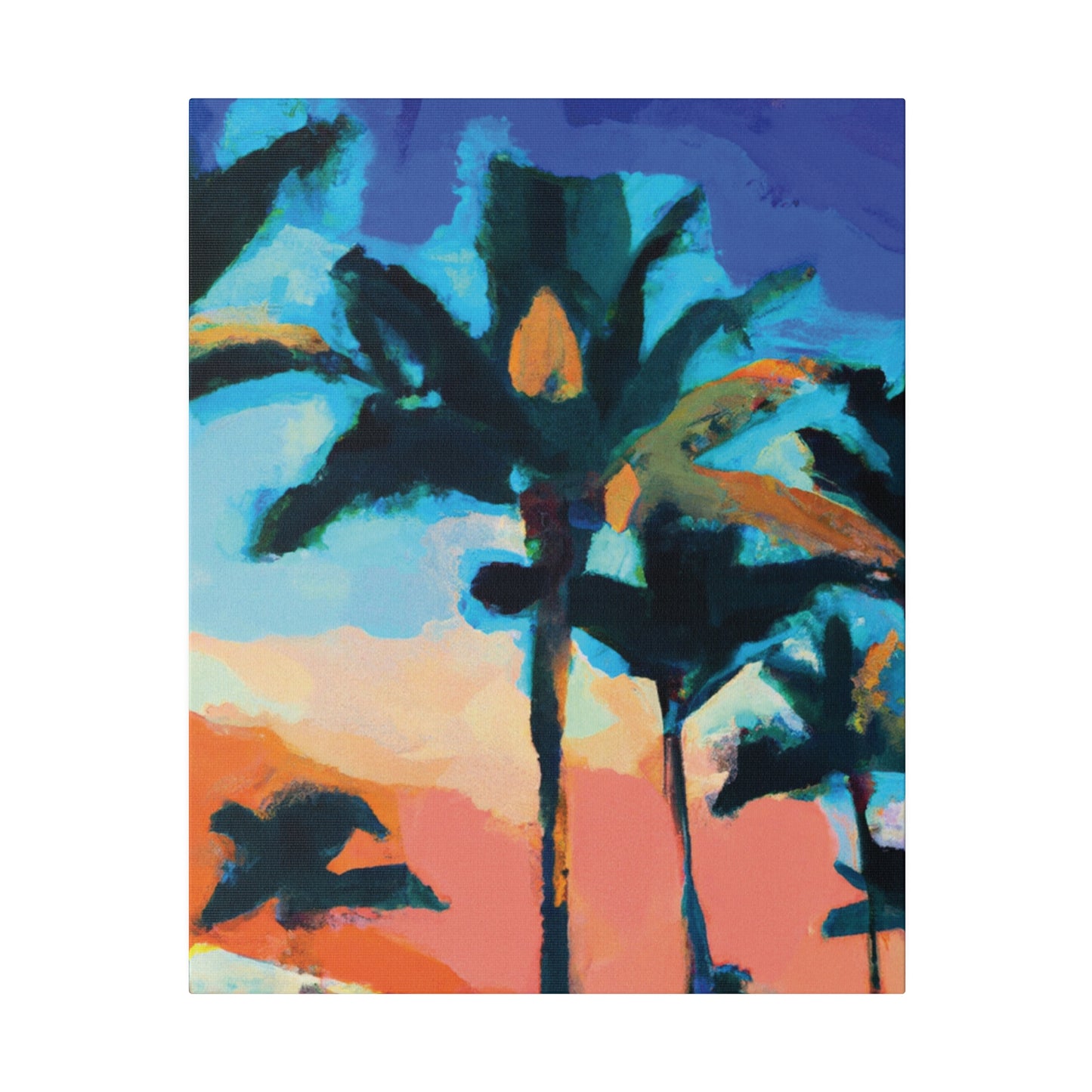 5637G - Miami Beach Sunset Painting Print | Miami | Beach | Sunset | Poster | Home Decor | Wall Art | Canvas