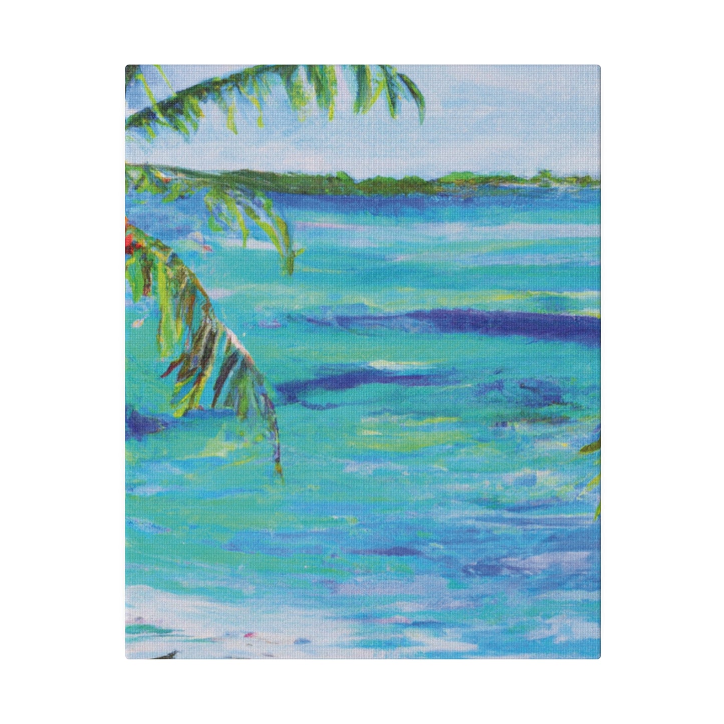 3158F - Bahamas Ocean Painting Print | Bahamas | Ocean | Beach | Poster | Home Decor | Wall Art | Canvas