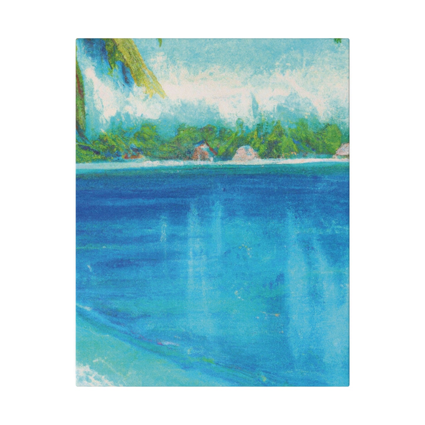 3198N - Bahamas Ocean Painting Print | Bahamas | Ocean | Beach | Poster | Home Decor | Wall Art | Canvas