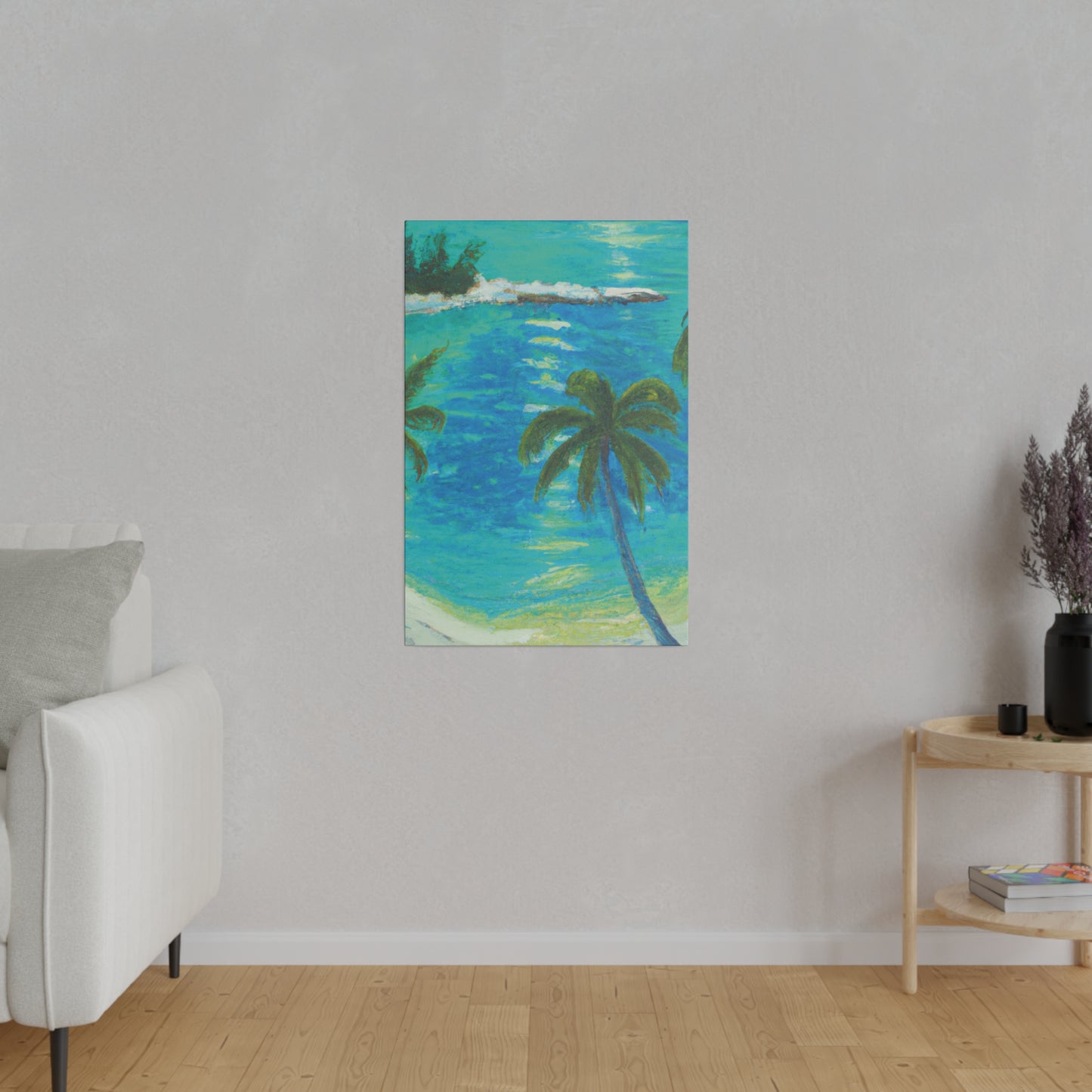 4512F - Bahamas Ocean Painting Print | Bahamas | Ocean | Beach | Poster | Home Decor | Wall Art | Canvas