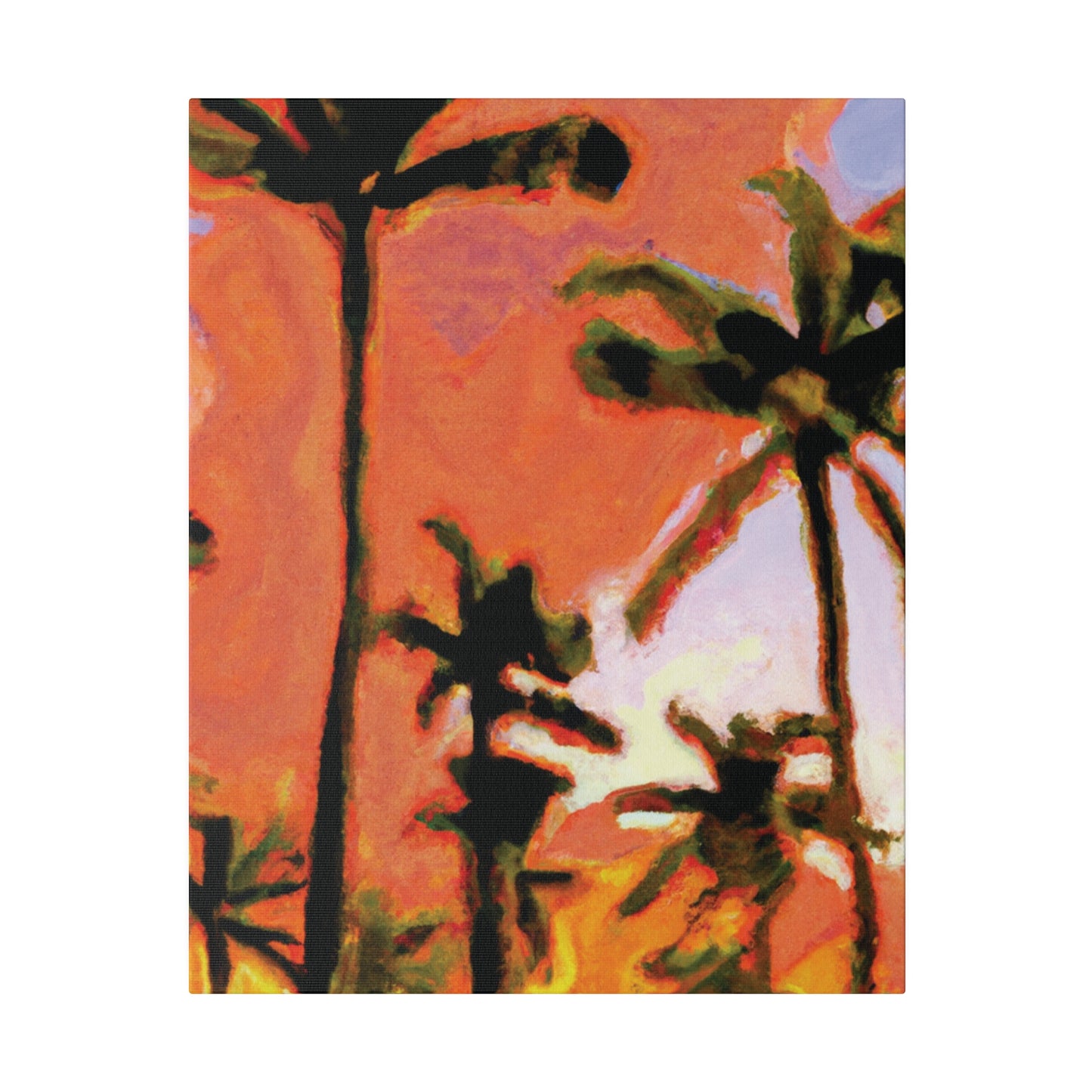 7177X - Miami Beach Sunset Painting Print | Miami | Beach | Sunset | Poster | Home Decor | Wall Art | Canvas