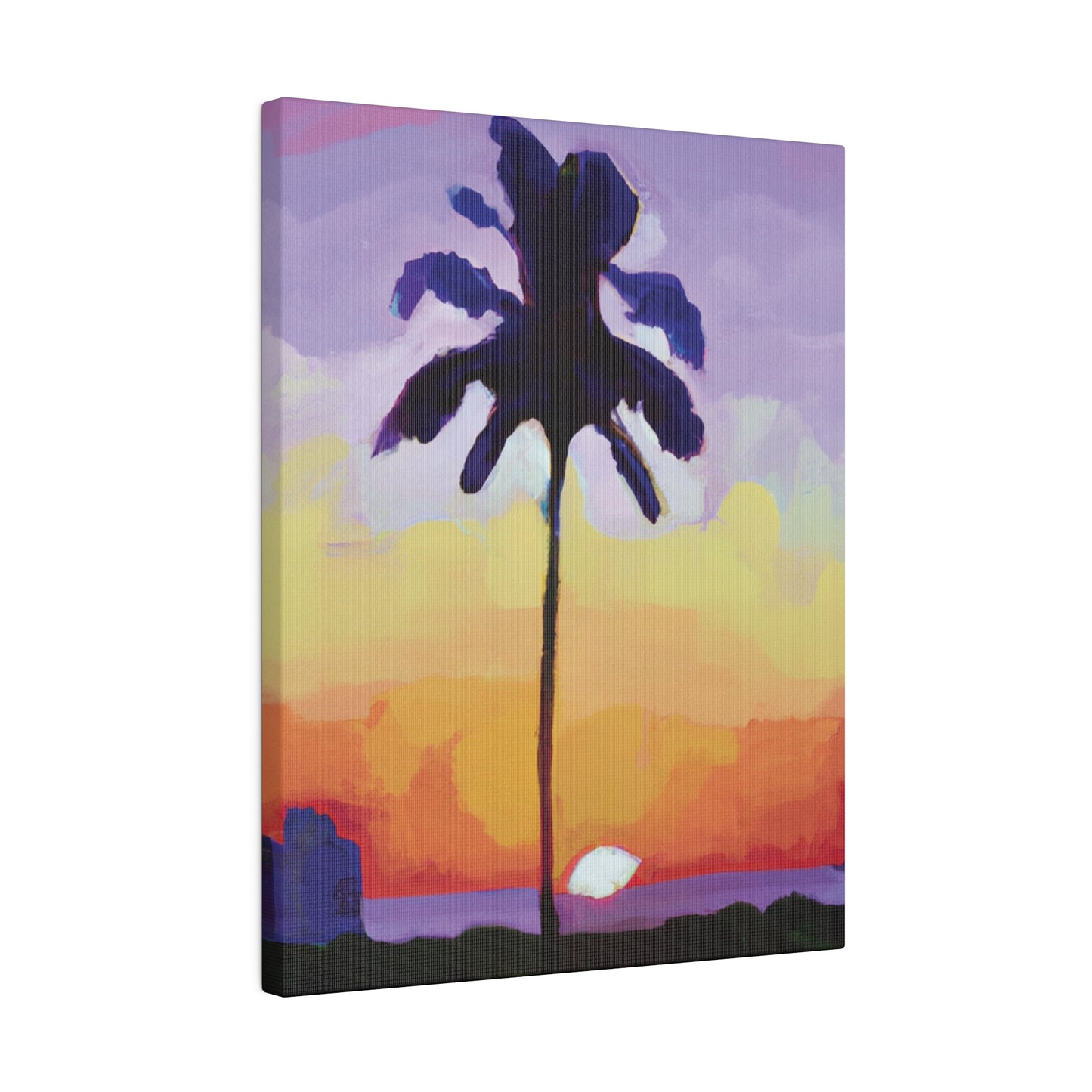 8495G - Miami Beach Sunset Painting Print | Miami | Beach | Sunset | Poster | Home Decor | Wall Art | Canvas