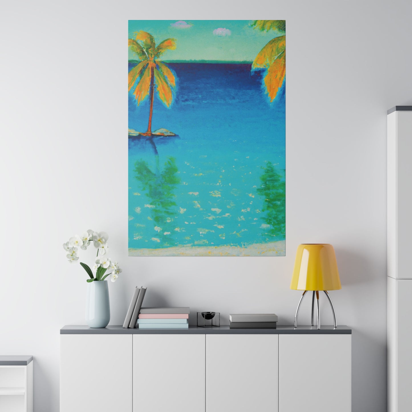 9234A - Bahamas Ocean Painting Print | Bahamas | Ocean | Beach | Poster | Home Decor | Wall Art | Canvas