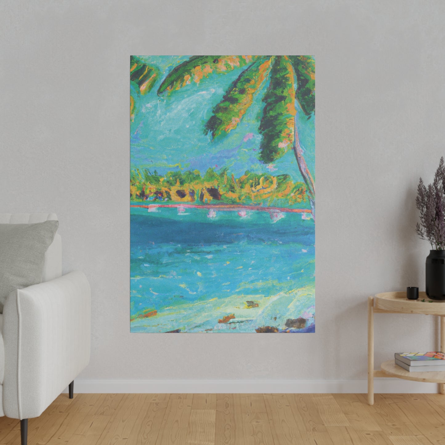 4831J - Bahamas Ocean Painting Print | Bahamas | Ocean | Beach | Poster | Home Decor | Wall Art | Canvas