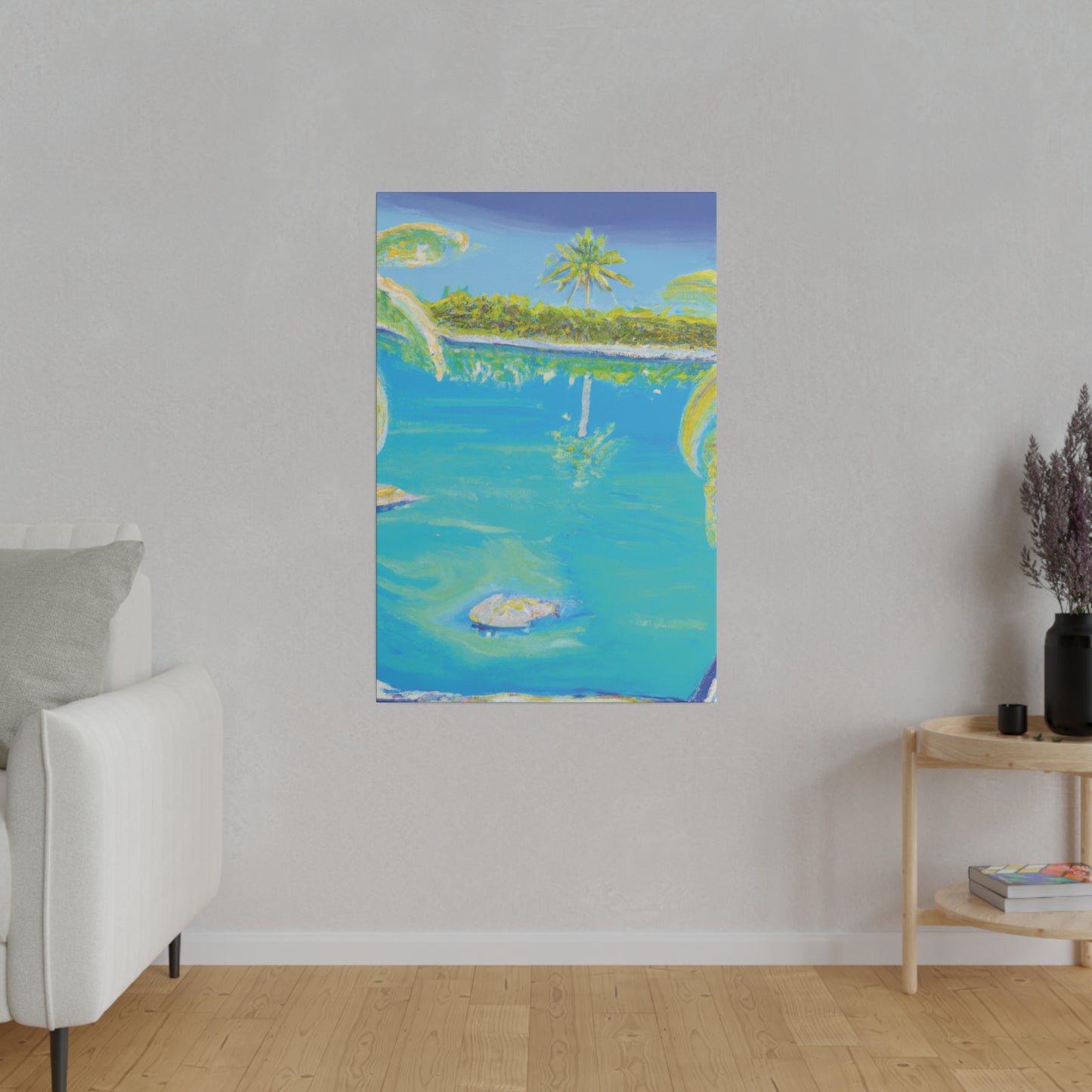 9546V - Bahamas Ocean Painting Print | Bahamas | Ocean | Beach | Poster | Home Decor | Wall Art | Canvas