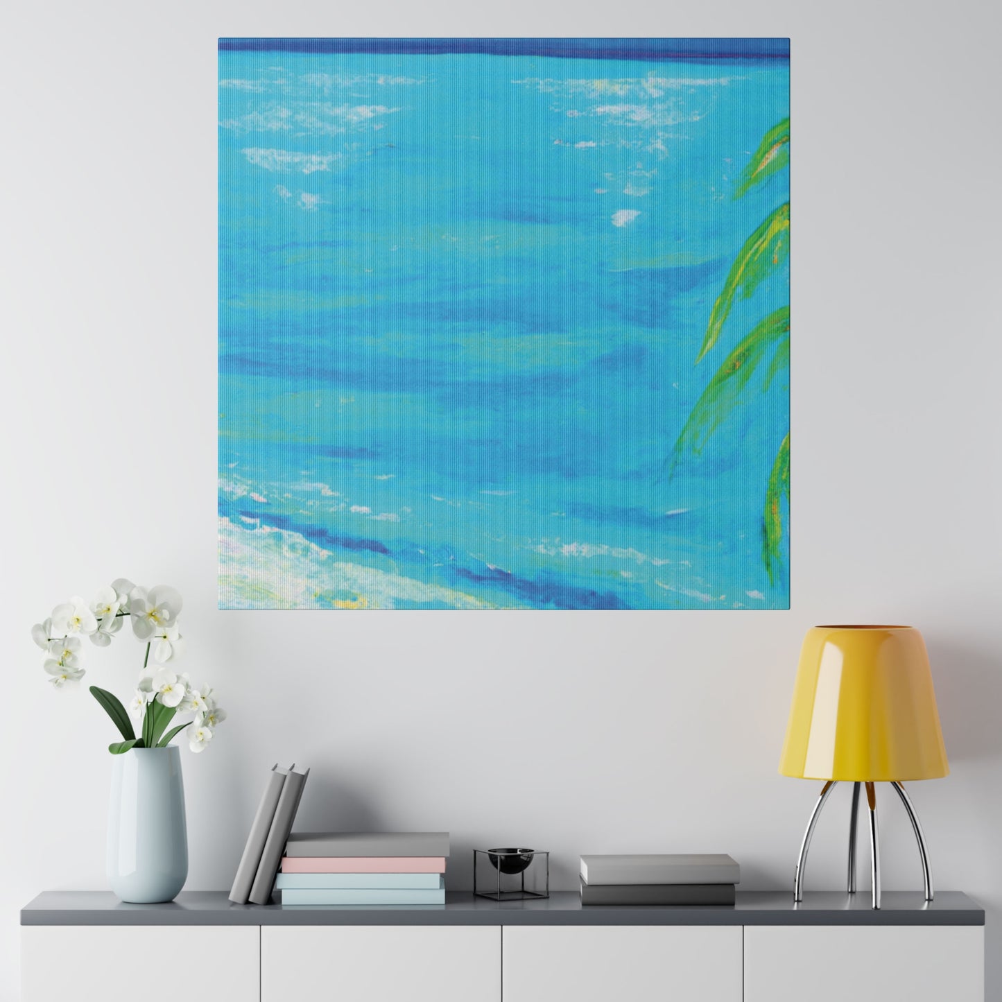 8858N - Bahamas Ocean Painting Print | Bahamas | Ocean | Beach | Poster | Home Decor | Wall Art | Canvas