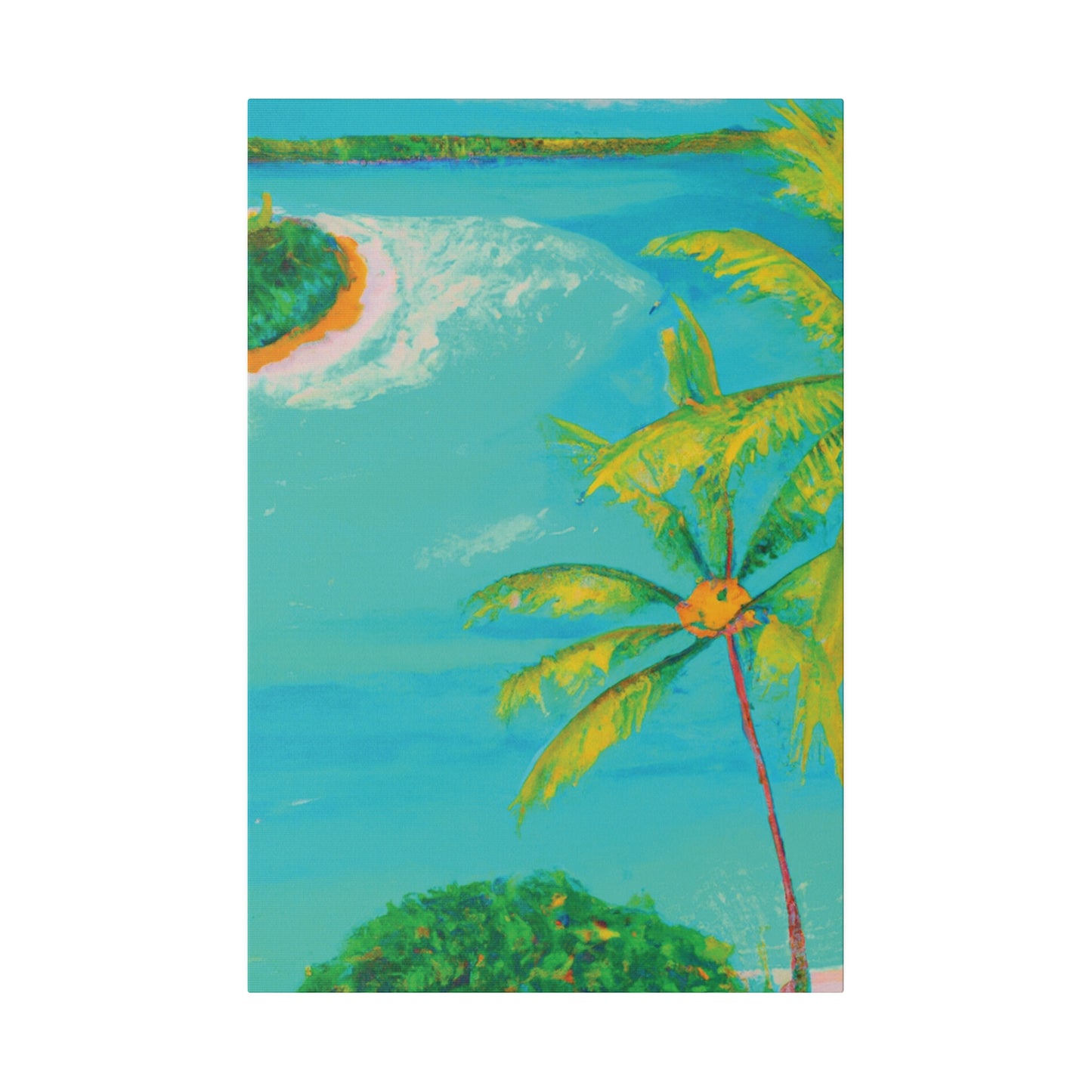 5457G - Bahamas Ocean Painting Print | Bahamas | Ocean | Beach | Poster | Home Decor | Wall Art | Canvas