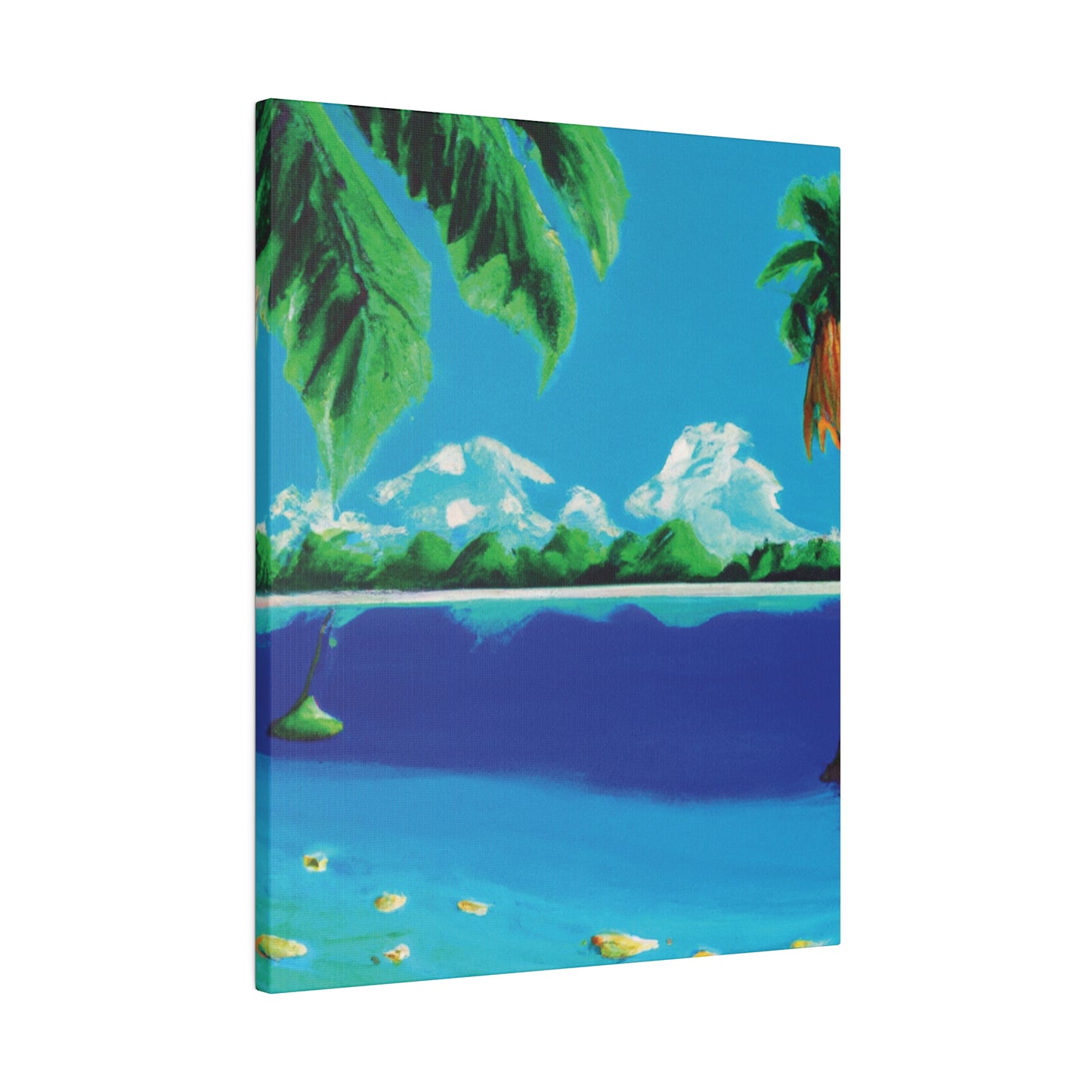 8246P - Bahamas Ocean Painting Print | Bahamas | Ocean | Beach | Poster | Home Decor | Wall Art | Canvas