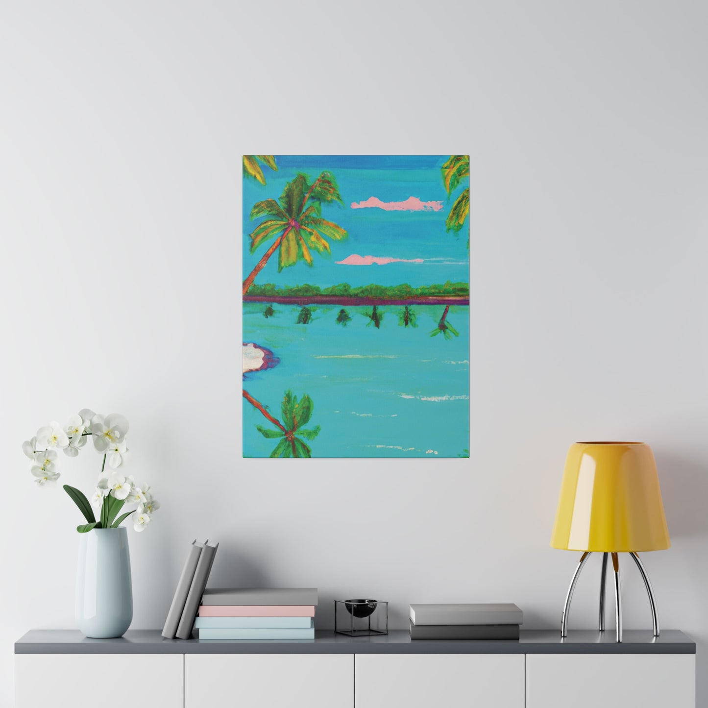 3739G - Bahamas Ocean Painting Print | Bahamas | Ocean | Beach | Poster | Home Decor | Wall Art | Canvas