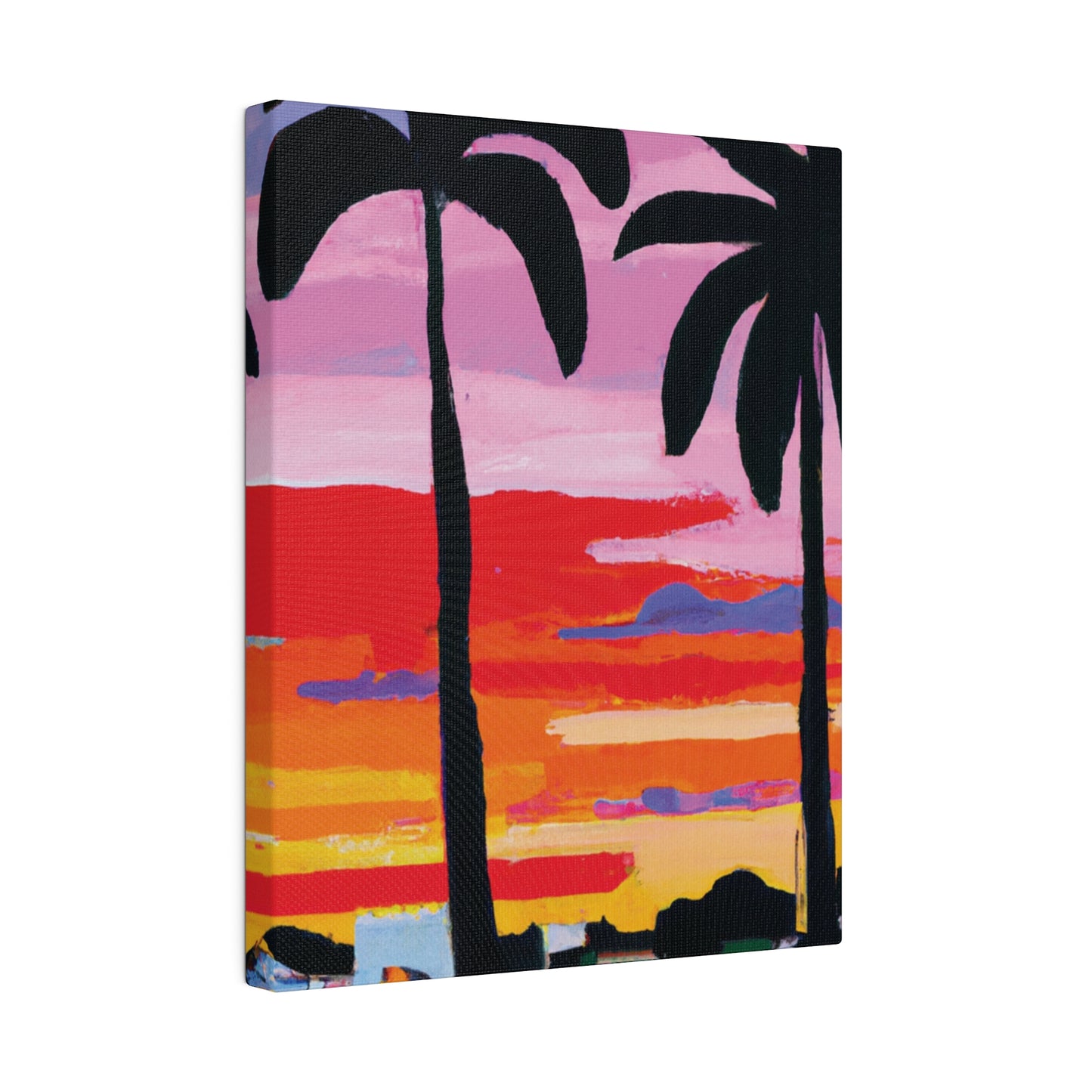 8284X - Miami Beach Sunset Painting Print | Miami | Beach | Sunset | Poster | Home Decor | Wall Art | Canvas