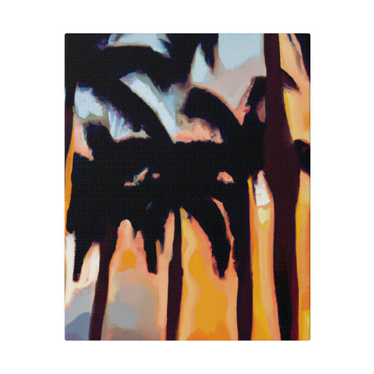 5642H - Miami Beach Sunset Painting Print | Miami | Beach | Sunset | Poster | Home Decor | Wall Art | Canvas