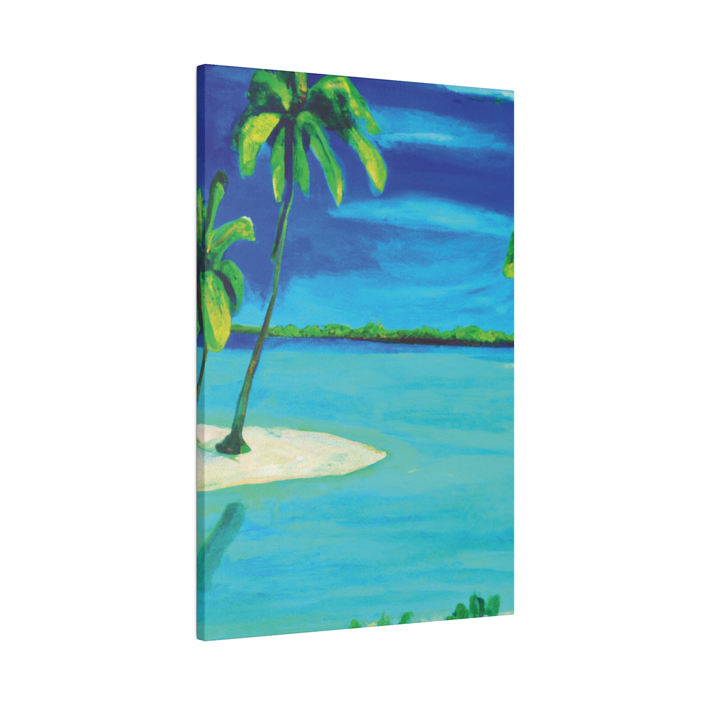 7352P - Bahamas Ocean Painting Print | Bahamas | Ocean | Beach | Poster | Home Decor | Wall Art | Canvas
