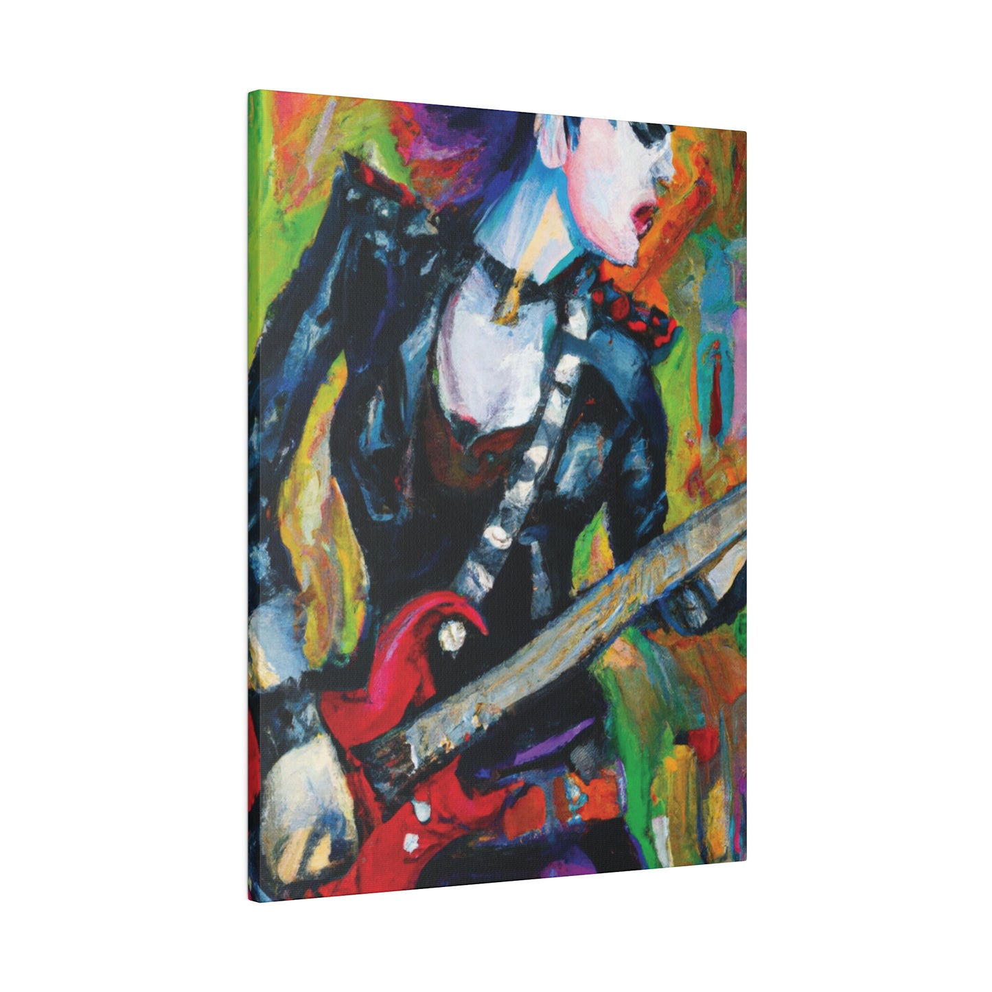 3315A - Rockstar Oil Painting Style Print | Poster | Home Decor | Wall Art | Music Art | Canvas