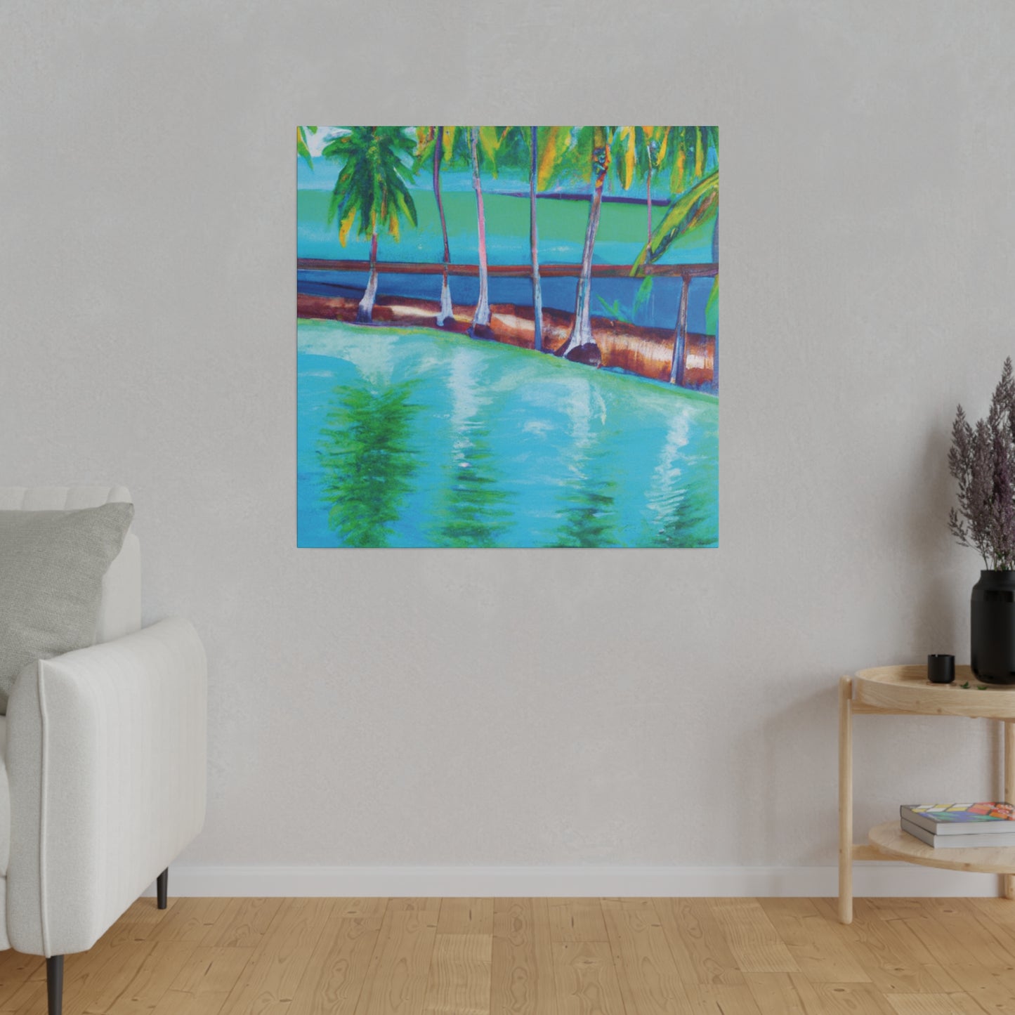 9214C - Bahamas Ocean Painting Print | Bahamas | Ocean | Beach | Poster | Home Decor | Wall Art | Canvas