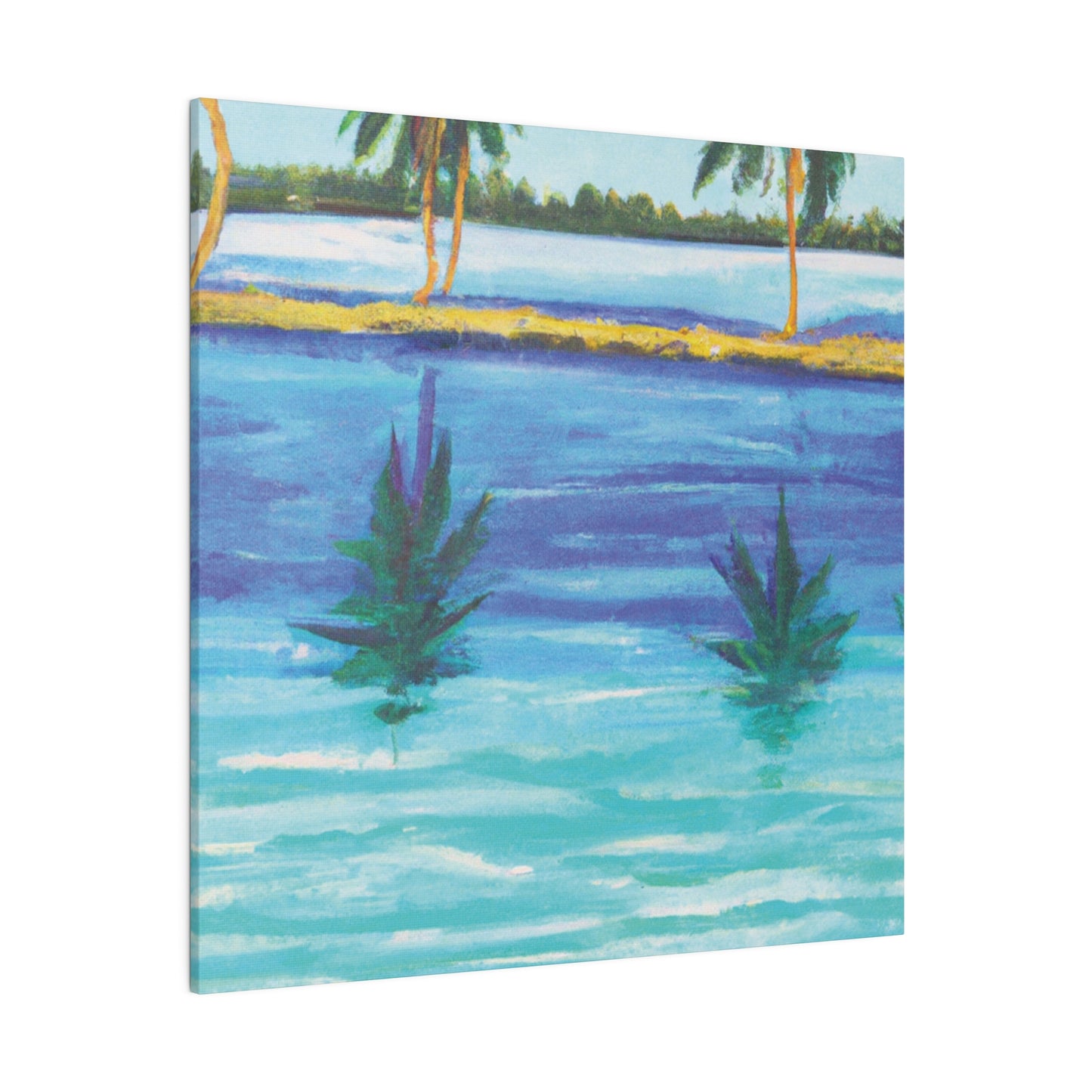 9768P - Bahamas Ocean Painting Print | Bahamas | Ocean | Beach | Poster | Home Decor | Wall Art | Canvas