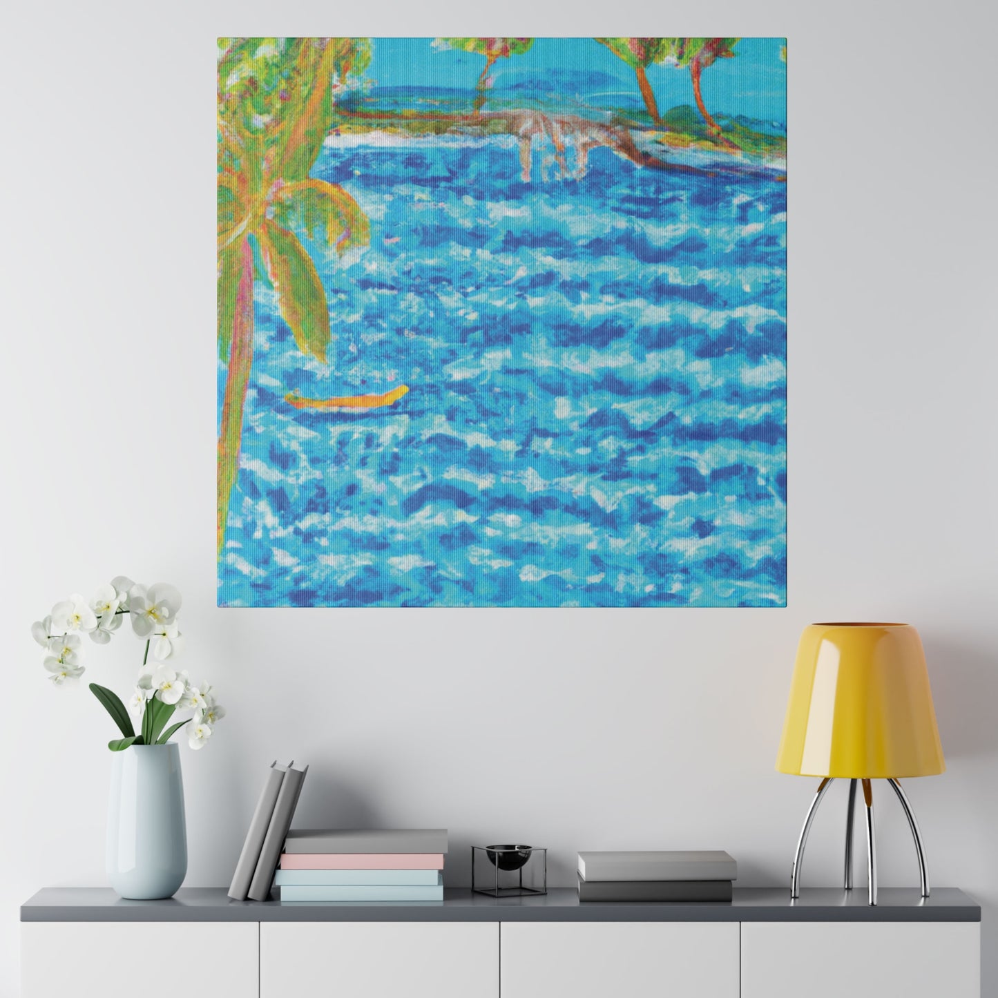 3687E - Bahamas Ocean Painting Print | Bahamas | Ocean | Beach | Poster | Home Decor | Wall Art | Canvas