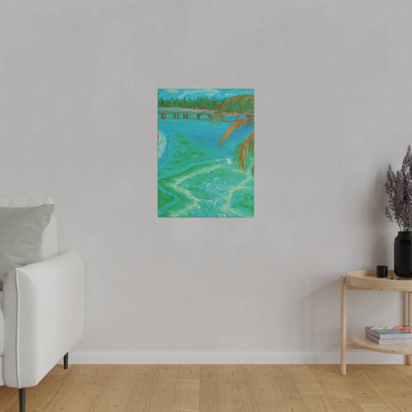 8864B - Bahamas Ocean Painting Print | Bahamas | Ocean | Beach | Poster | Home Decor | Wall Art | Canvas