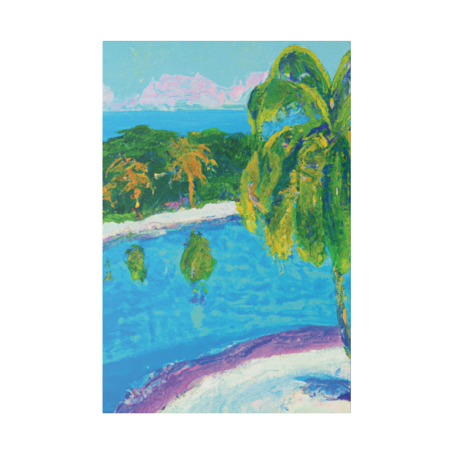 3281F - Bahamas Ocean Painting Print | Bahamas | Ocean | Beach | Poster | Home Decor | Wall Art | Canvas