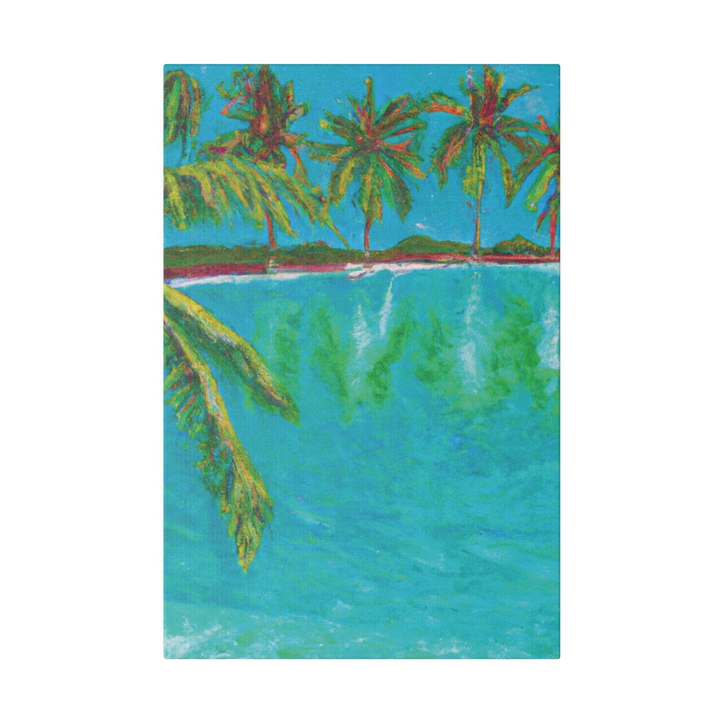 3255Q - Bahamas Ocean Painting Print | Bahamas | Ocean | Beach | Poster | Home Decor | Wall Art | Canvas