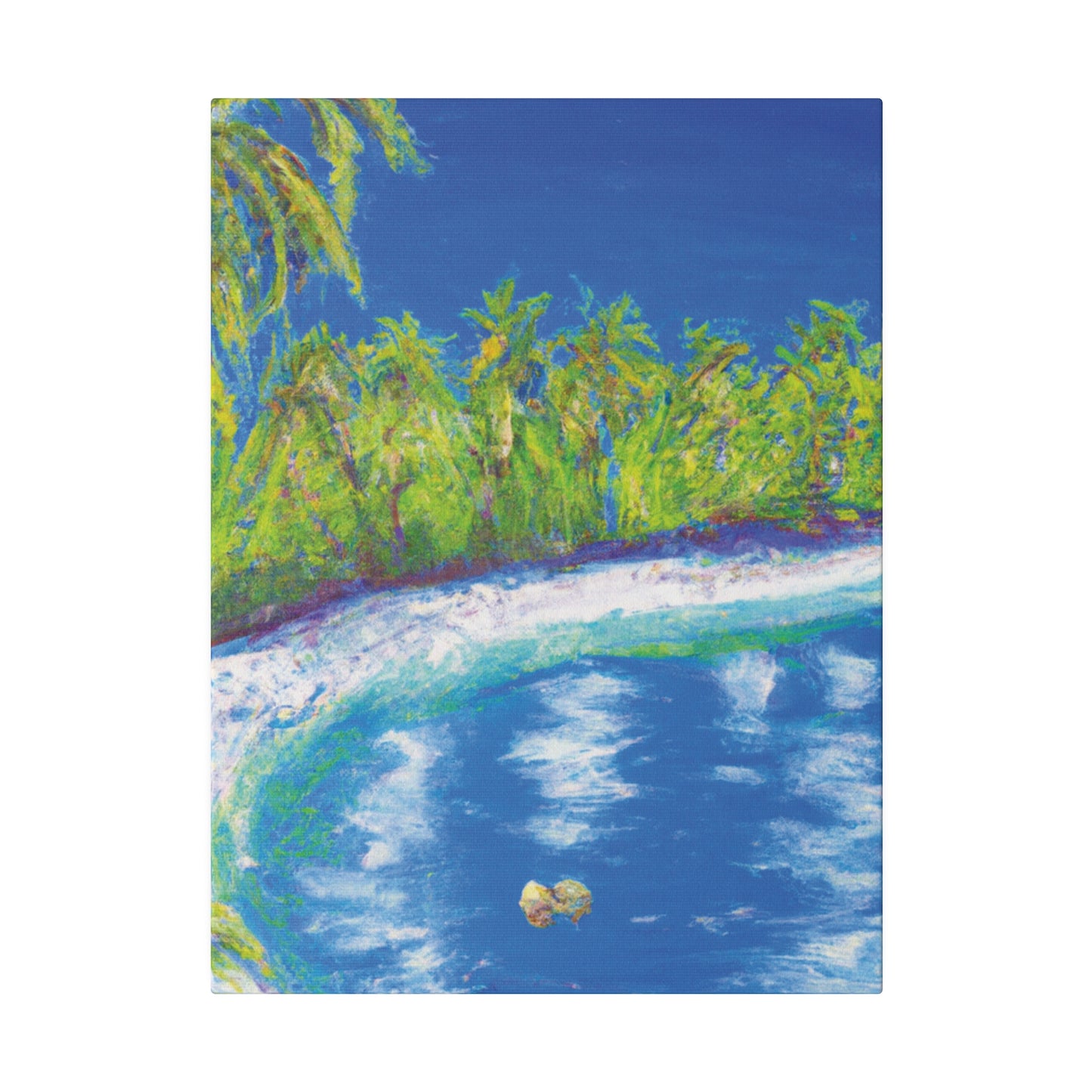 3798C - Bahamas Ocean Painting Print | Bahamas | Ocean | Beach | Poster | Home Decor | Wall Art | Canvas