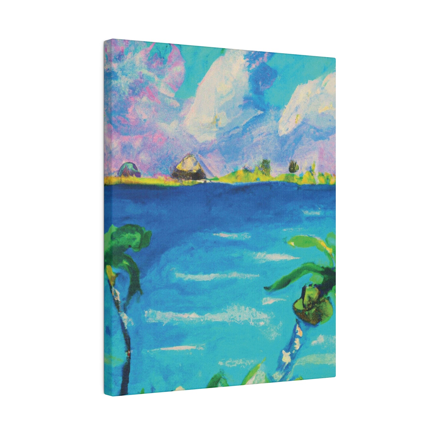 5634K - Bahamas Ocean Painting Print | Bahamas | Ocean | Beach | Poster | Home Decor | Wall Art | Canvas