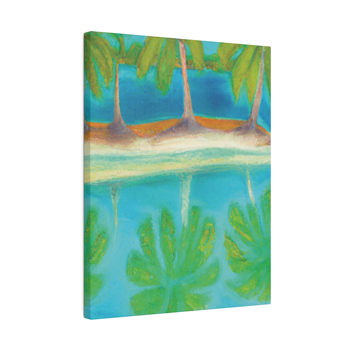 3294K - Bahamas Ocean Painting Print | Bahamas | Ocean | Beach | Poster | Home Decor | Wall Art | Canvas