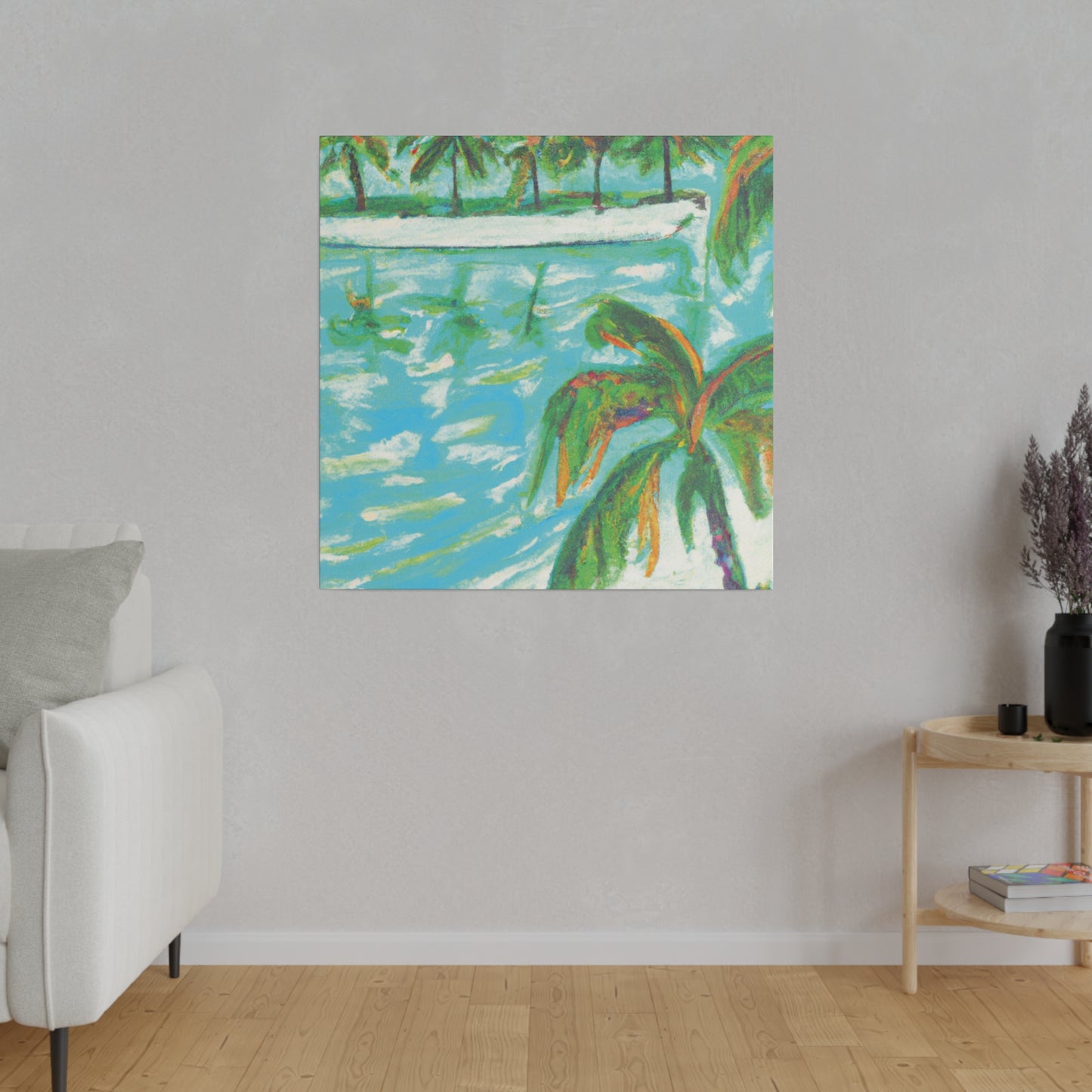 7103O - Bahamas Ocean Painting Print | Bahamas | Ocean | Beach | Poster | Home Decor | Wall Art | Canvas