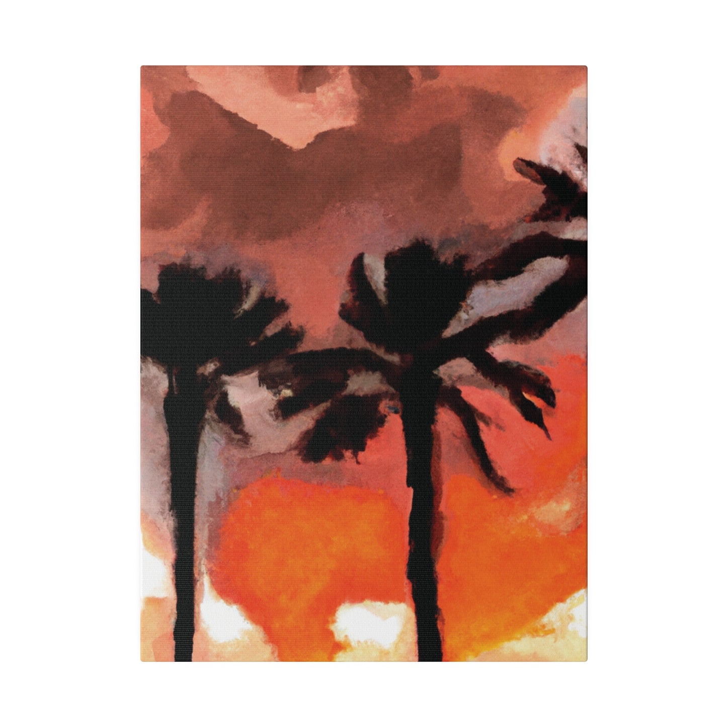 9073X - Miami Beach Sunset Painting Print | Miami | Beach | Sunset | Poster | Home Decor | Wall Art | Canvas