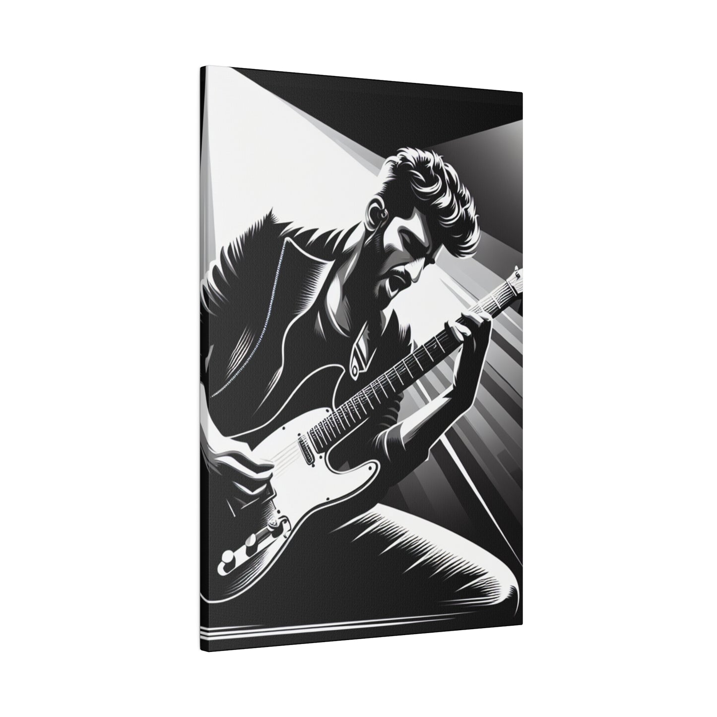 7426K - music art work, rockstar gifts, musician gift ideas, guitar art work, guitar artwork, guitar wall art canvas, playing guitar, decor