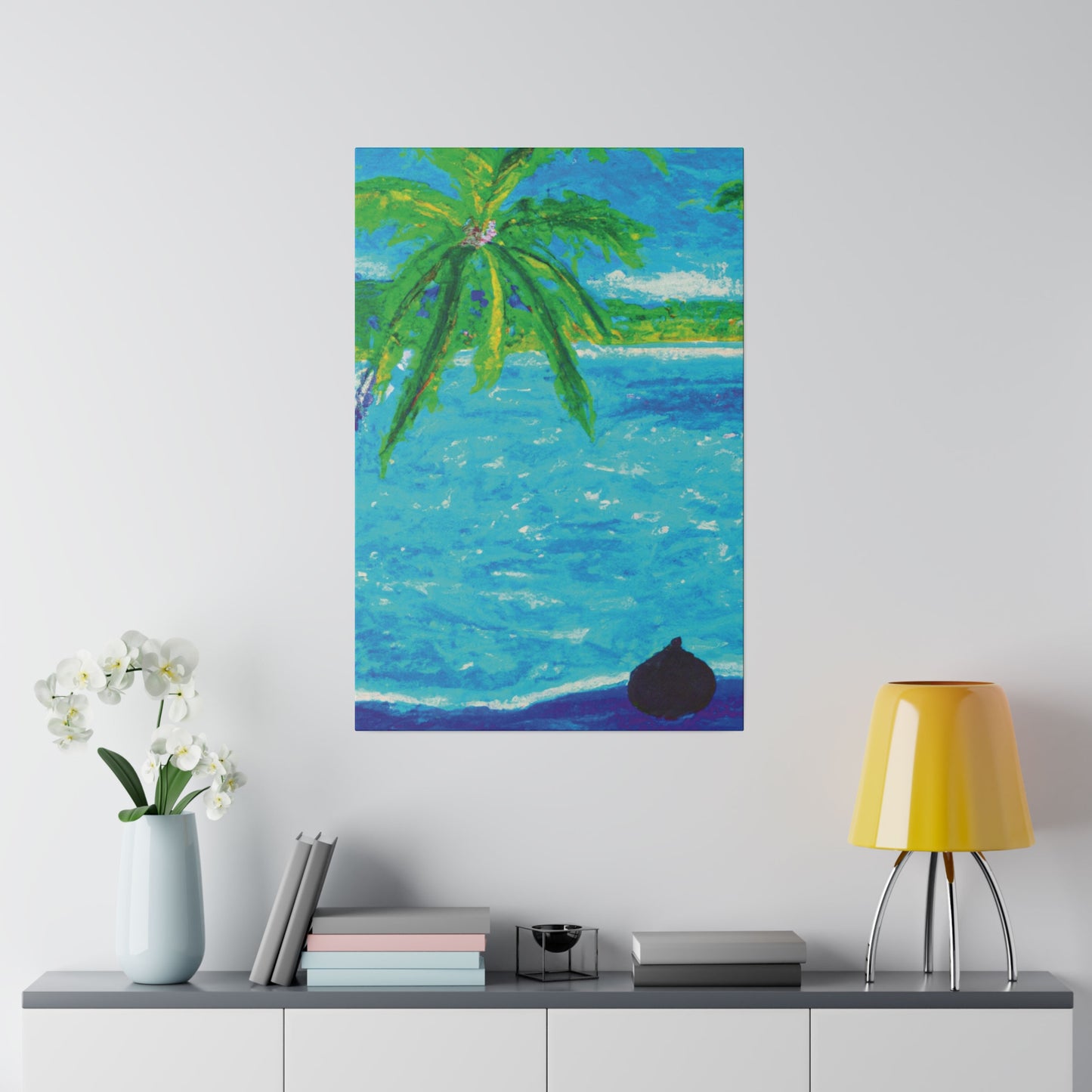 7355H - Bahamas Ocean Painting Print | Bahamas | Ocean | Beach | Poster | Home Decor | Wall Art | Canvas