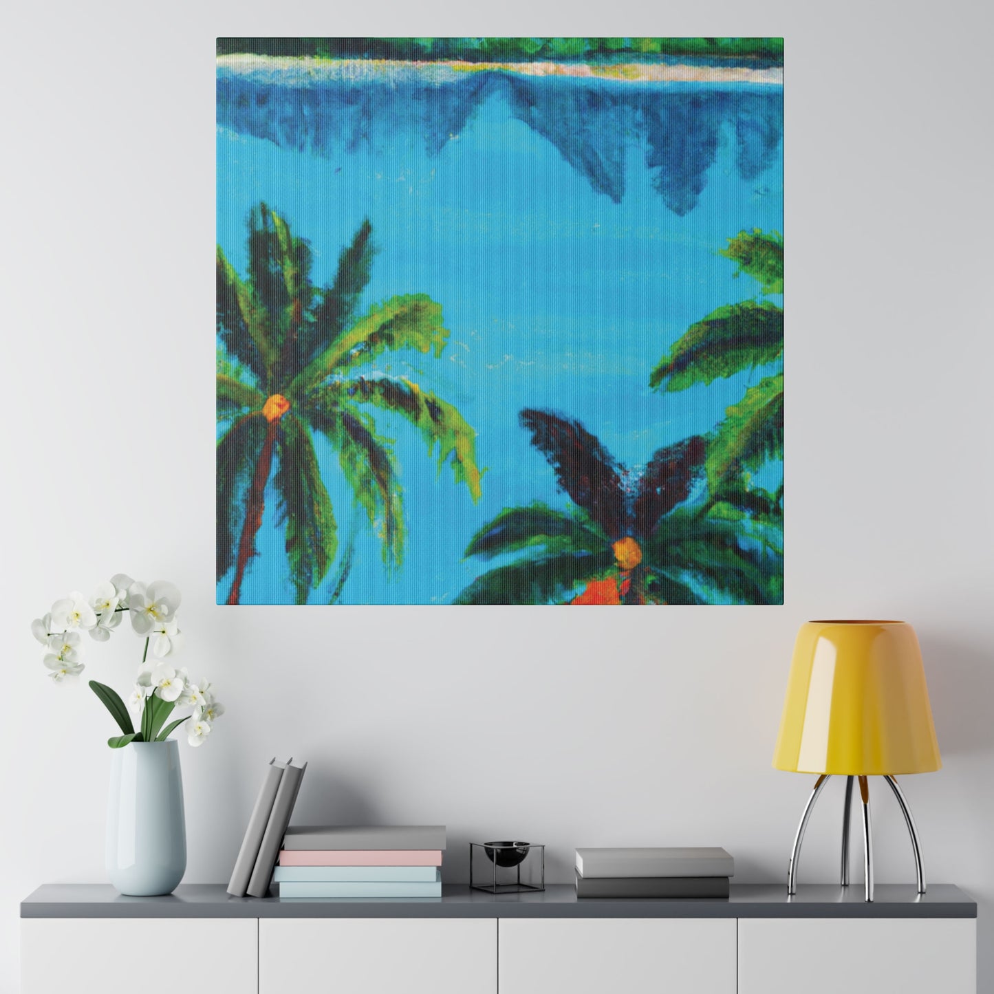 7373A - Bahamas Ocean Painting Print | Bahamas | Ocean | Beach | Poster | Home Decor | Wall Art | Canvas