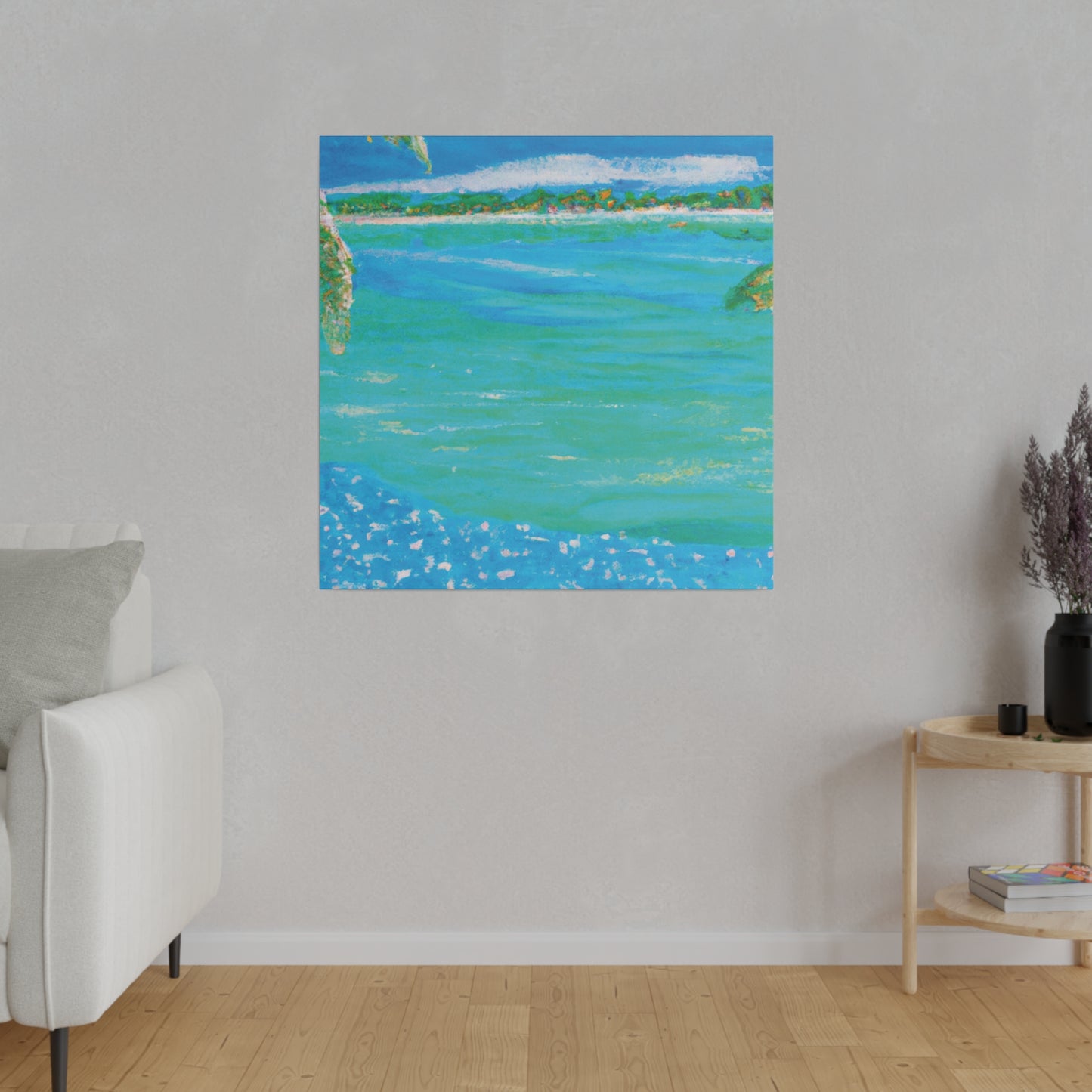 4740W - Bahamas Ocean Painting Print | Bahamas | Ocean | Beach | Poster | Home Decor | Wall Art | Canvas