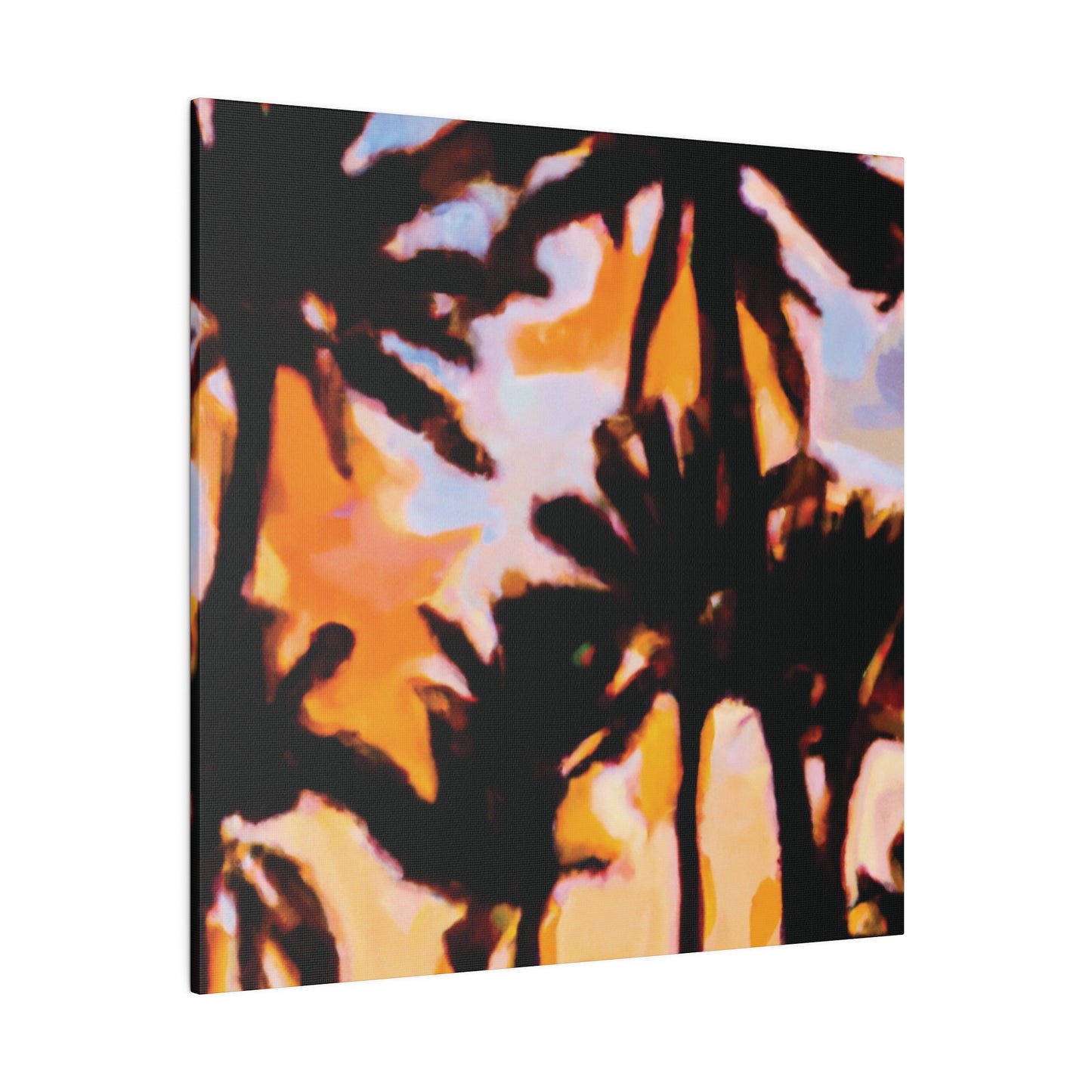 6159K - Miami Beach Sunset Painting Print | Miami | Beach | Sunset | Poster | Home Decor | Wall Art | Canvas