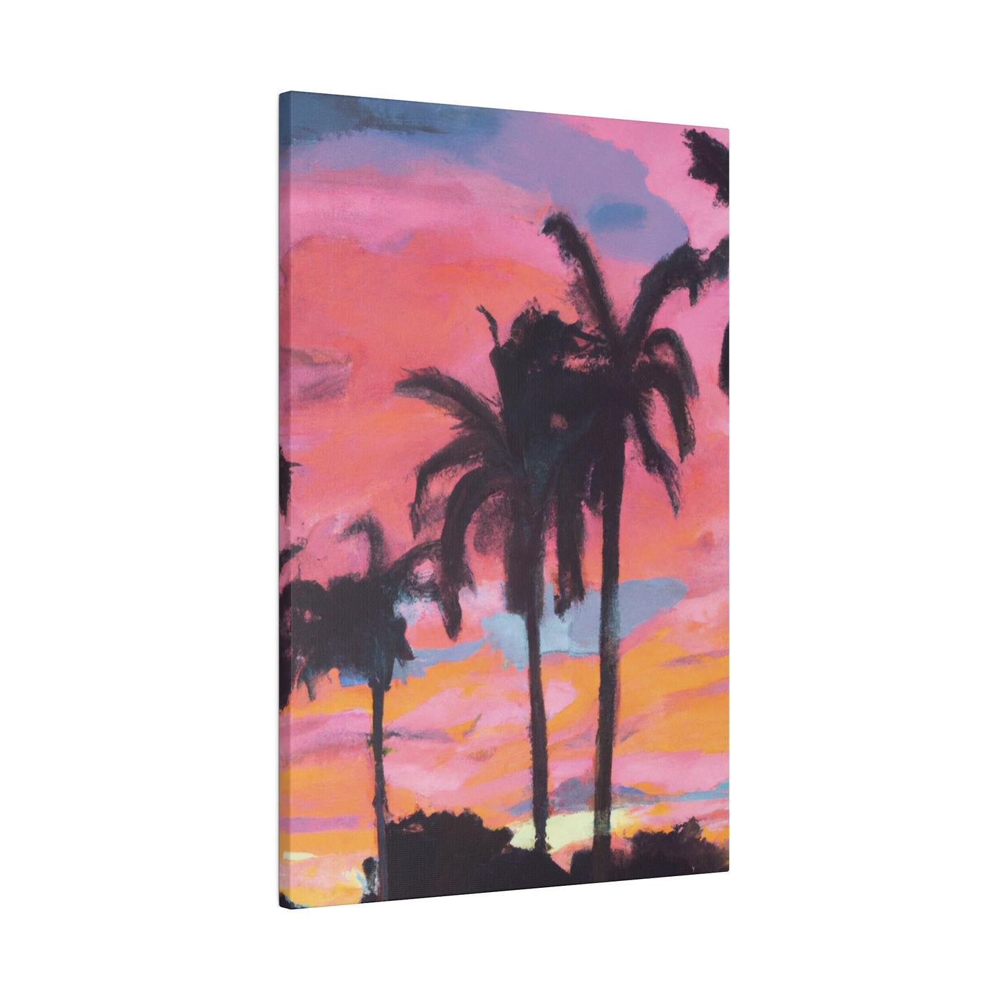 6349G - Miami Beach Sunset Painting Print | Miami | Beach | Sunset | Poster | Home Decor | Wall Art | Canvas