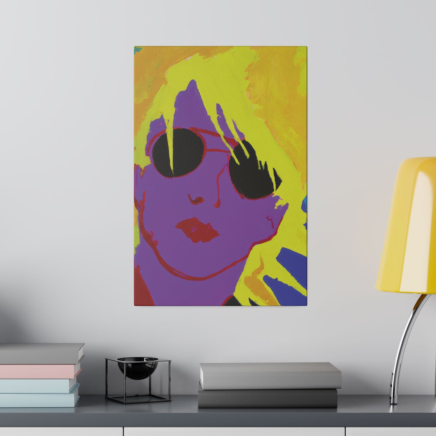 3022A - Rockstar Painting Print | Face | Abstract | Poster | Home Decor | Wall Art | Music Art | Canvas
