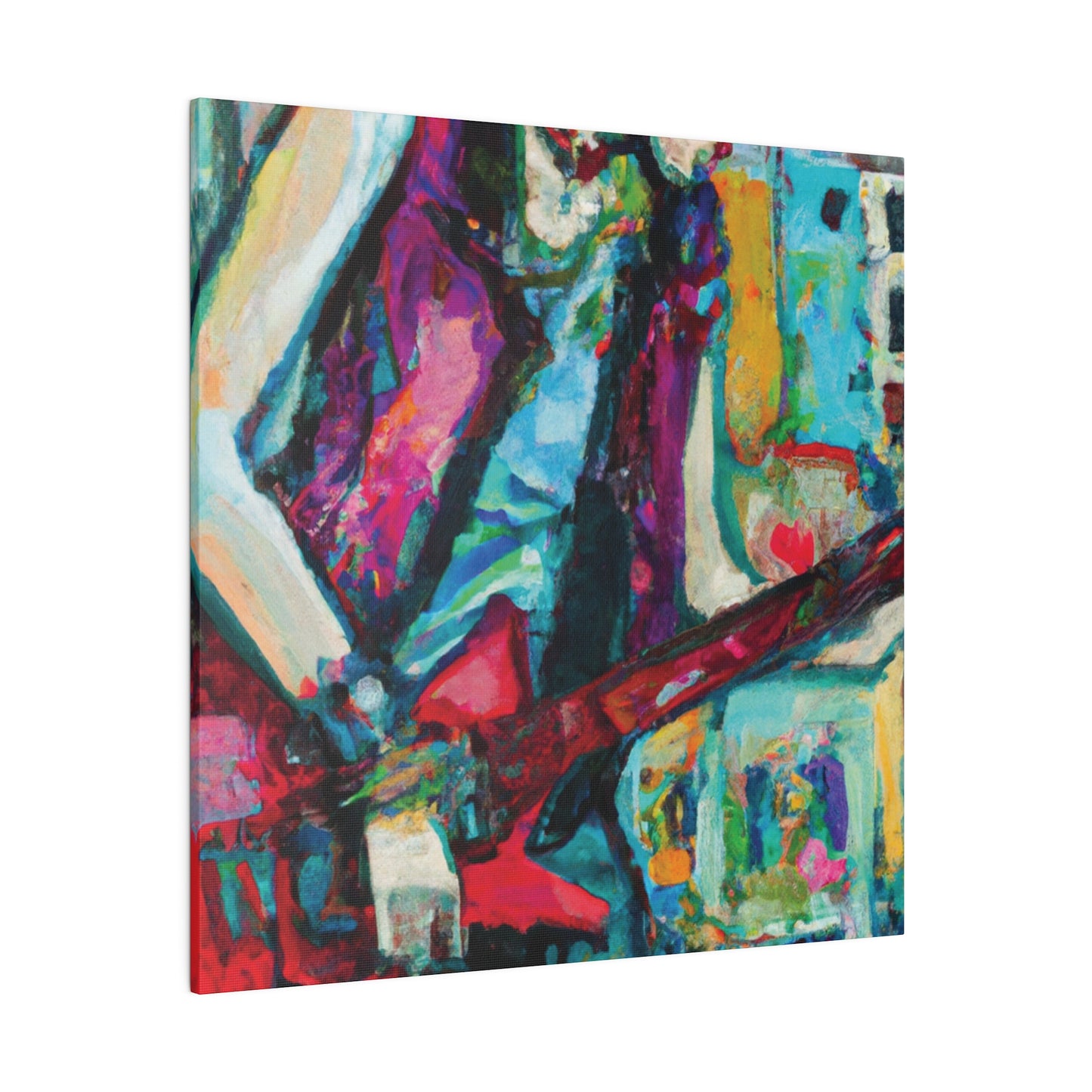 8398K - Rockstar Oil Painting Style Print | Poster | Home Decor | Wall Art | Music Art | Canvas