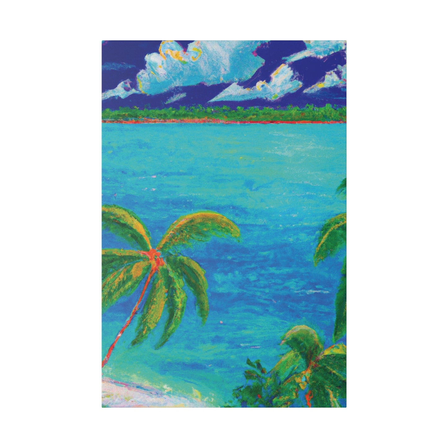 5654U - Bahamas Ocean Painting Print | Bahamas | Ocean | Beach | Poster | Home Decor | Wall Art | Canvas