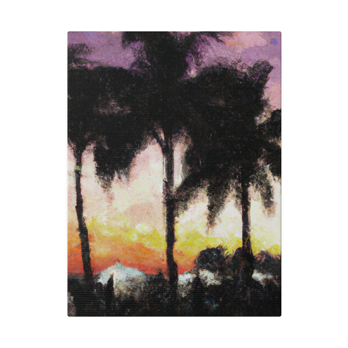 8185A - Miami Beach Sunset Painting Print | Miami | Beach | Sunset | Poster | Home Decor | Wall Art | Canvas