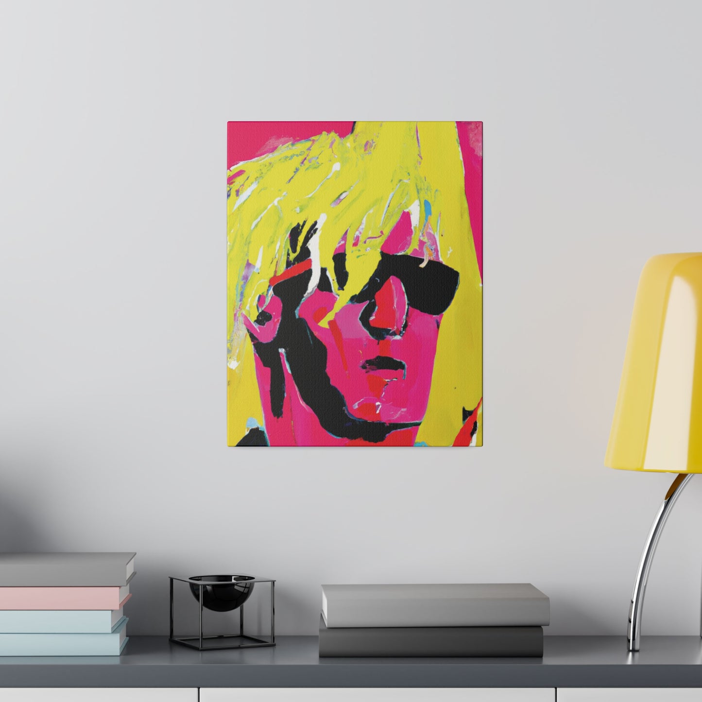 5130P - Rockstar Painting Print | Face | Abstract | Poster | Home Decor | Wall Art | Music Art | Canvas